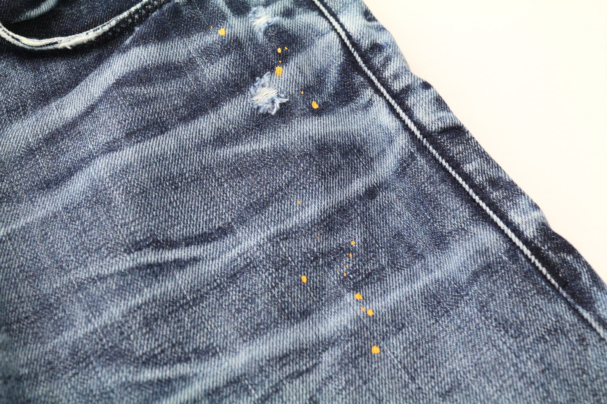 Takeshy Kurosawa TK 08 W32 Blue Slim Button-Fly Non-Stretch Jeans 74198 Size US 32 / EU 48 - 7 Thumbnail