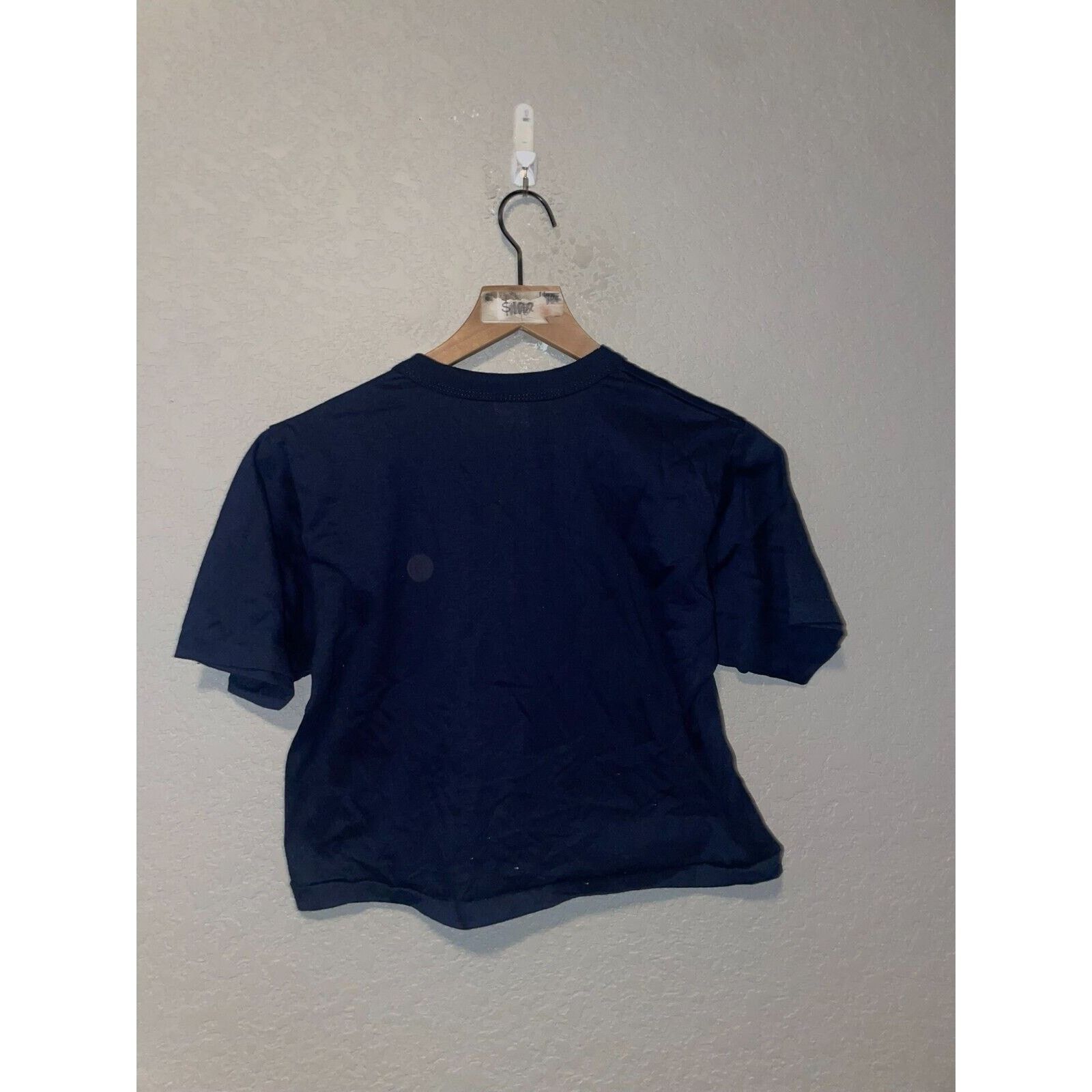 Vintage Vintage Womens Phoenix Shirt Blue Crop Top Tee 80s 1982 Size M / US 6-8 / IT 42-44 - 8 Thumbnail