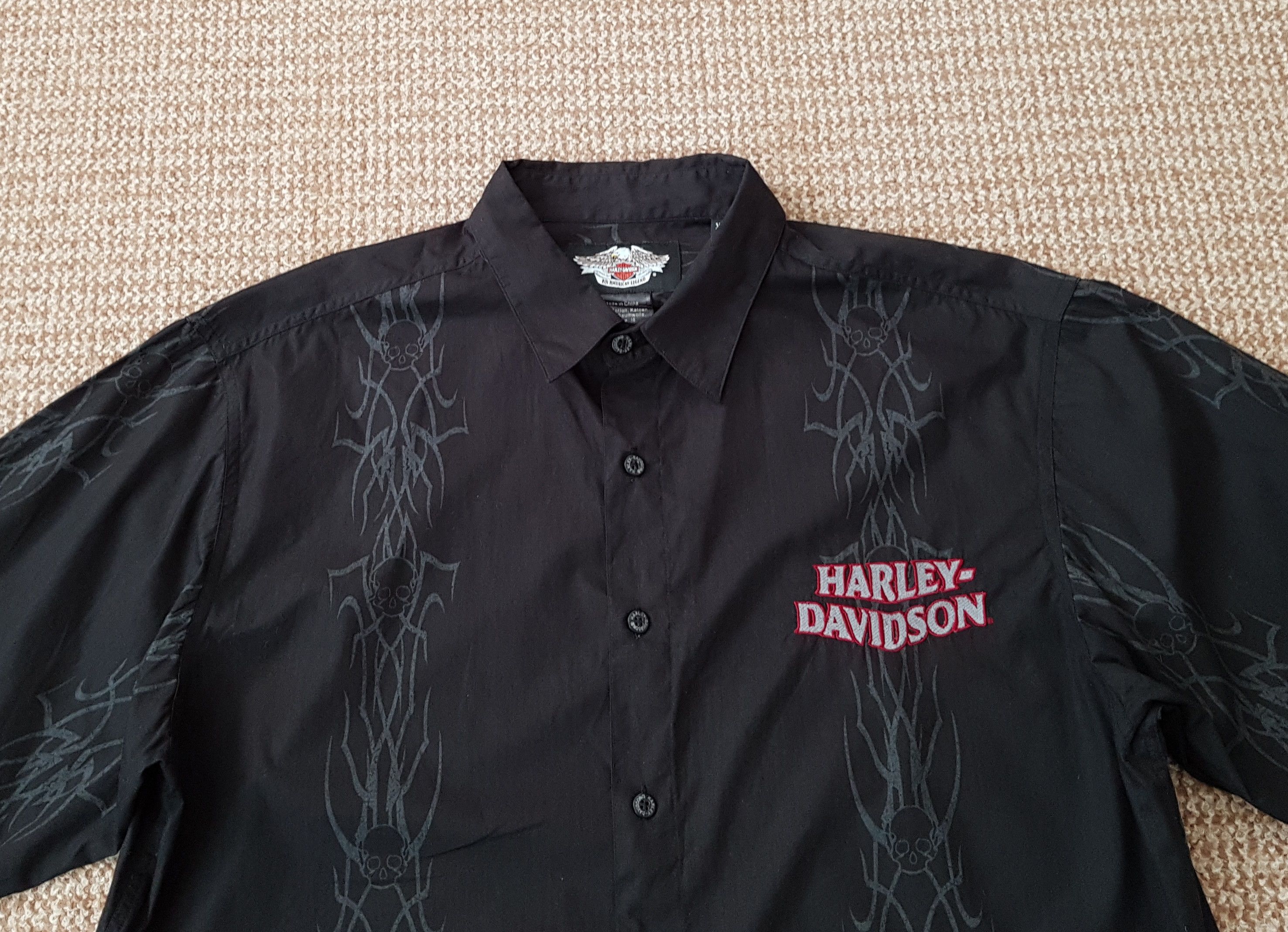 Harley Davidson Harley Davidson Vintage 2006 Shirt Size US XL / EU 56 / 4 - 1 Thumbnail