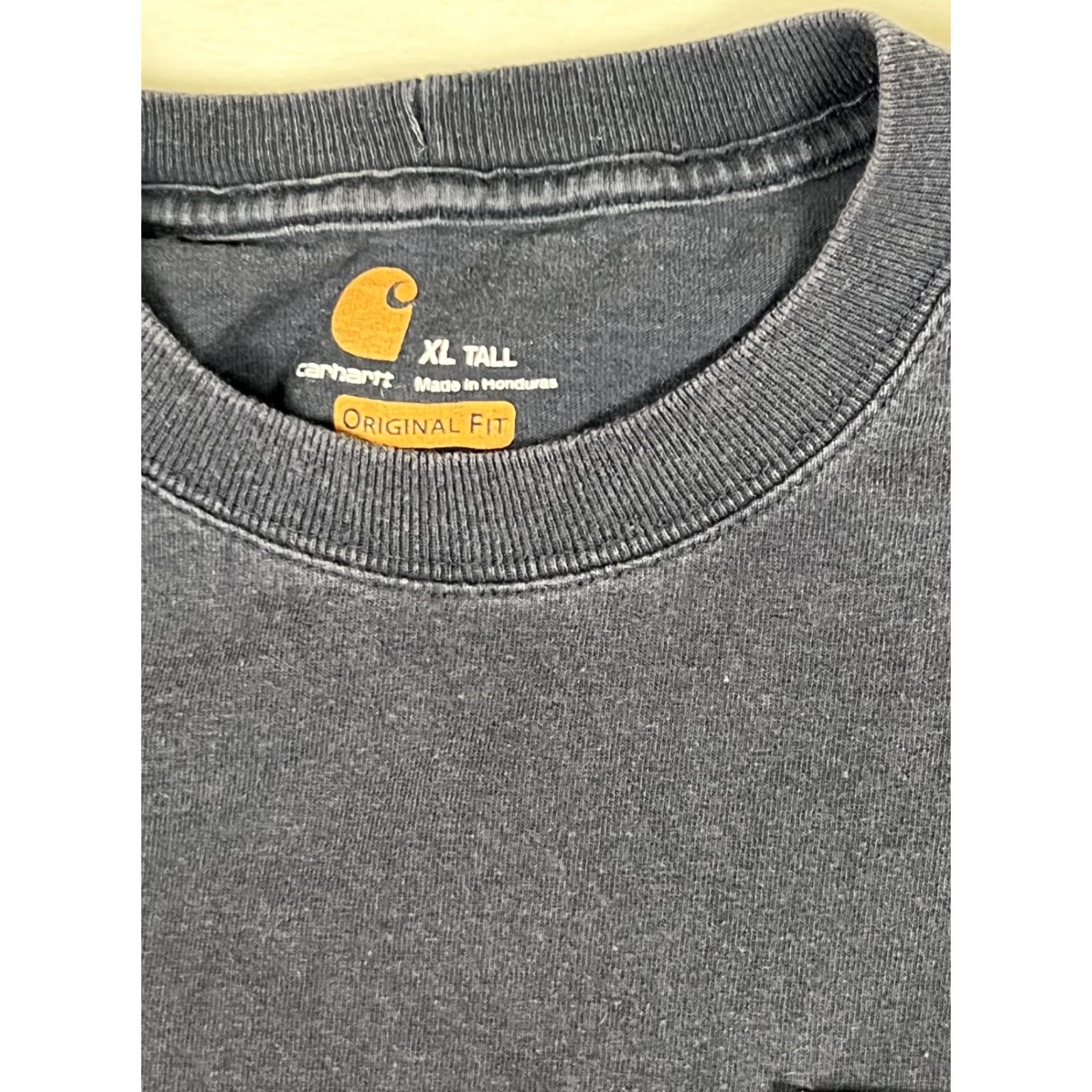 Carhartt VINTAGE Carhartt T-Shirt Shirt Pocket XL Tall Blue 90s Grunge Men K87 Big & Tall Size US XL / EU 56 / 4 - 3 Thumbnail