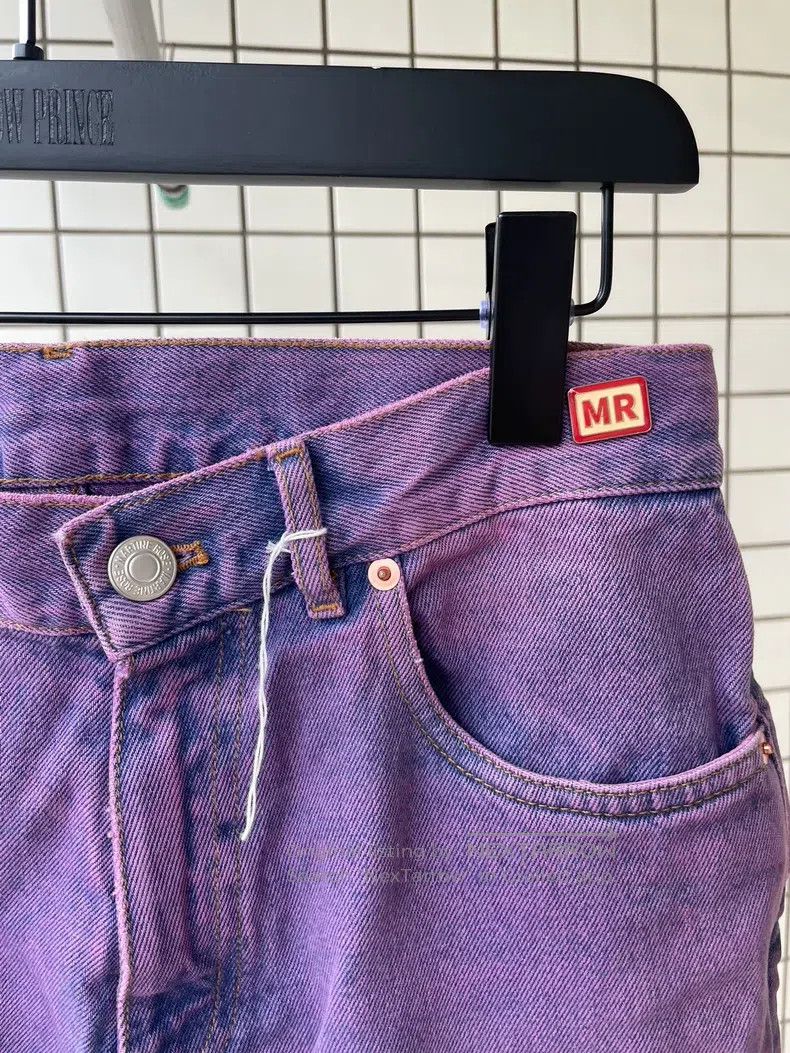 Martine Rose Martine Rose Size xs Pink-purple washed jeans Size US 29 - 2 Thumbnail