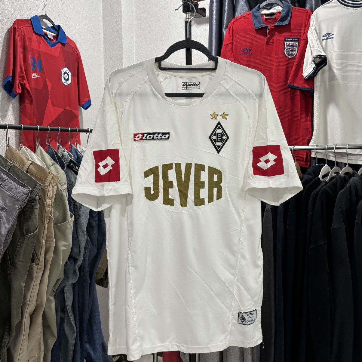 Lotto Sport 2004-05 Borussia Monchengladbach Football Jersey 🇩🇪 Size US L / EU 52-54 / 3 - 1 Thumbnail