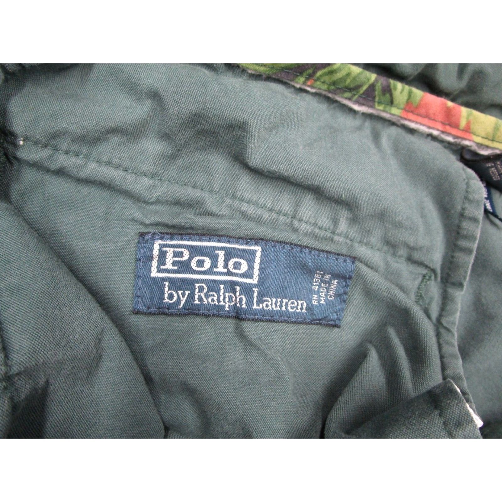Polo Ralph Lauren VINTAGE Polo Ralph Lauren Swim Trunks Mens 42 Green Microfiber Beach Resort Unlined Lightweight Size US XL / EU 56 / 4 - 2 Thumbnail