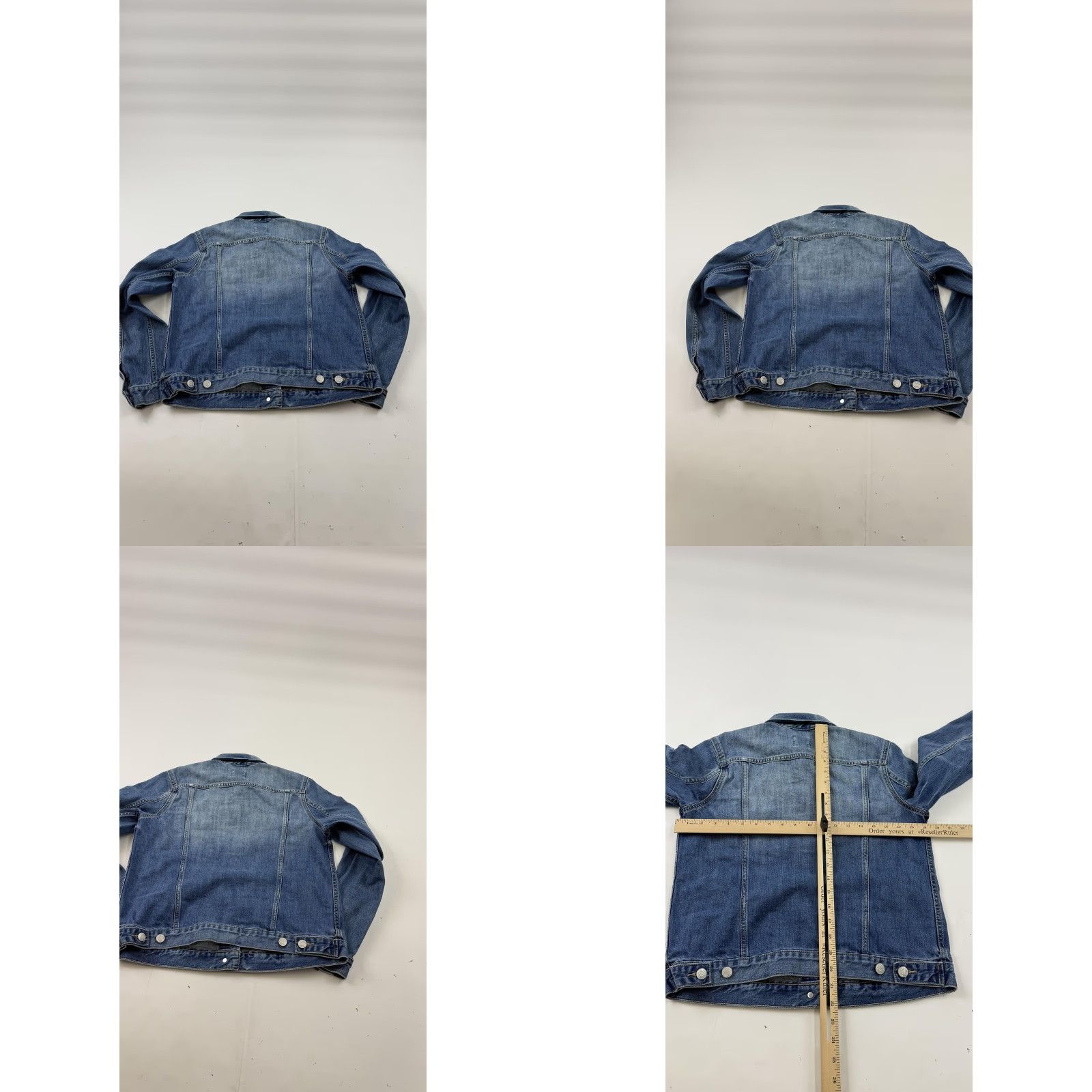 Gap Gap Denim Jacket Womens Medium Blue Trucker Button Front Pockets Casual Cotton Size M / US 6-8 / IT 42-44 - 8 Thumbnail