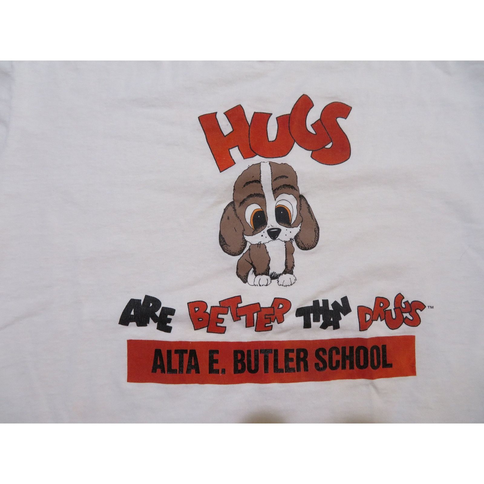 Other 90s Hugs Are Better Than Drugs Puppy Dog T-Shirt Sz L Size US L / EU 52-54 / 3 - 2 Thumbnail
