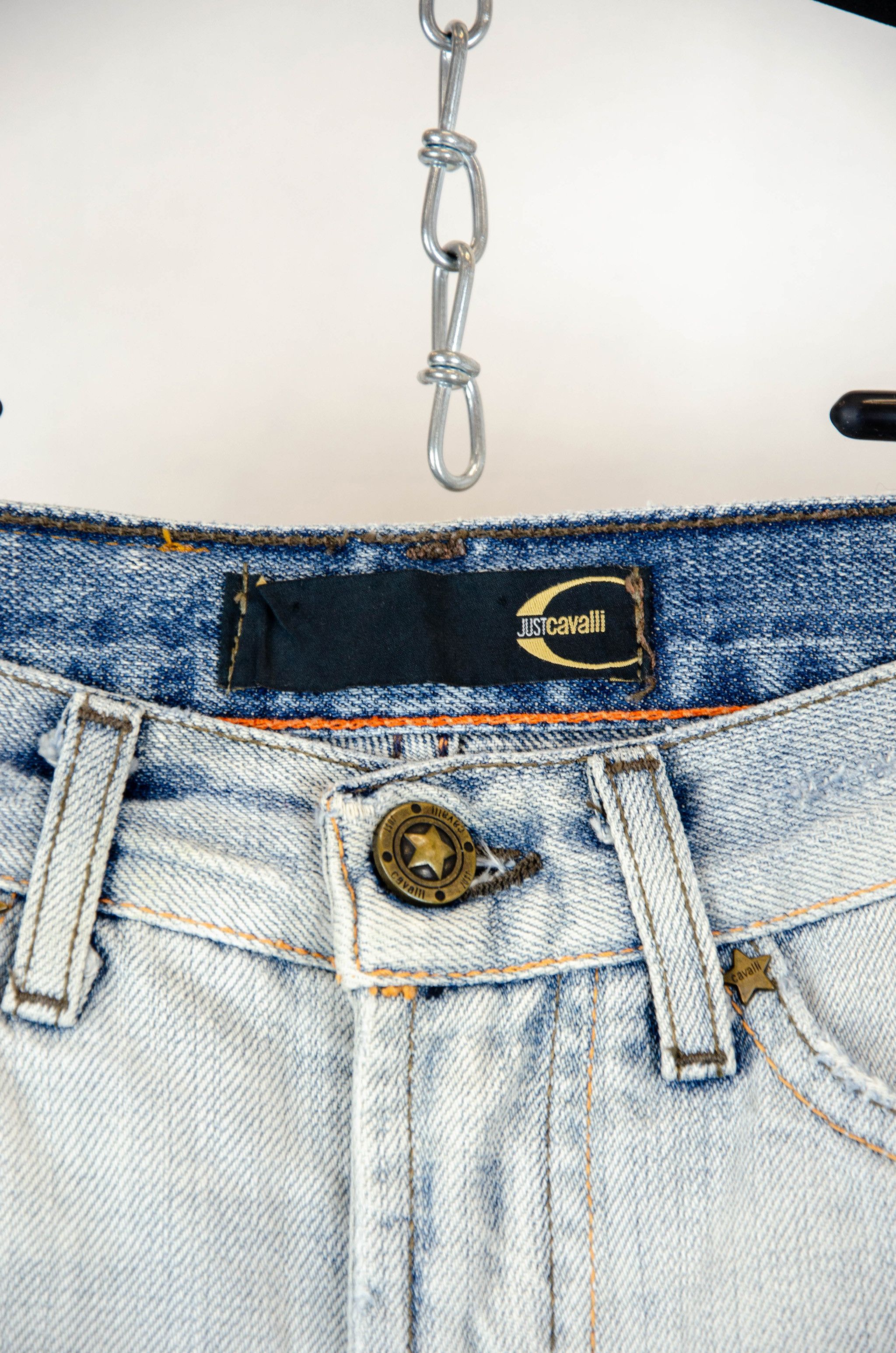Just Cavalli Just Cavalli Tiger Embroidered Jeans – Size W26 Size 26" / US 2 / IT 38 - 4 Thumbnail