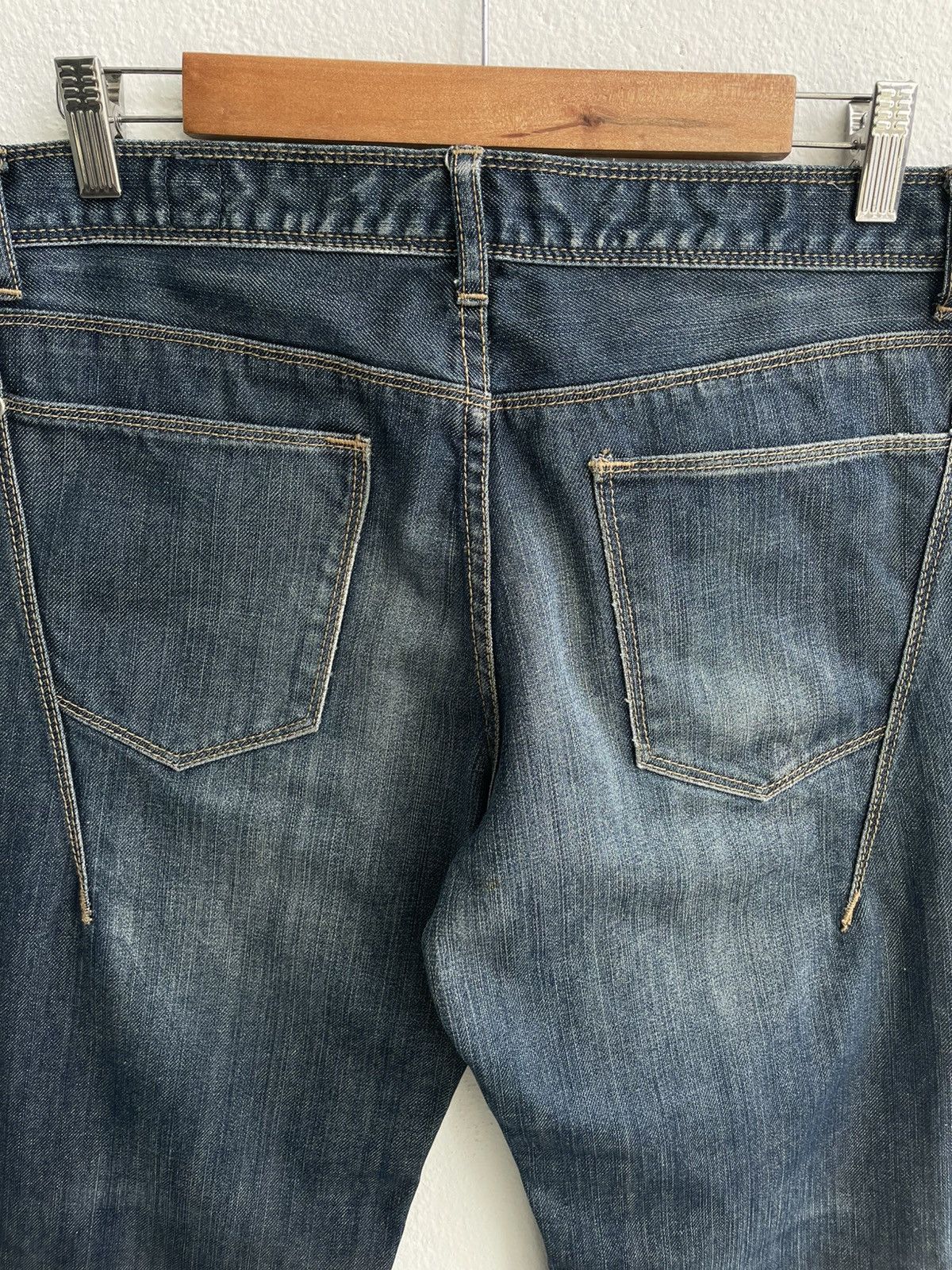 If Six Was Nine Vintage Semantic Design Japanese Clawmark Pattern Jeans Size US 32 / EU 48 - 8 Thumbnail