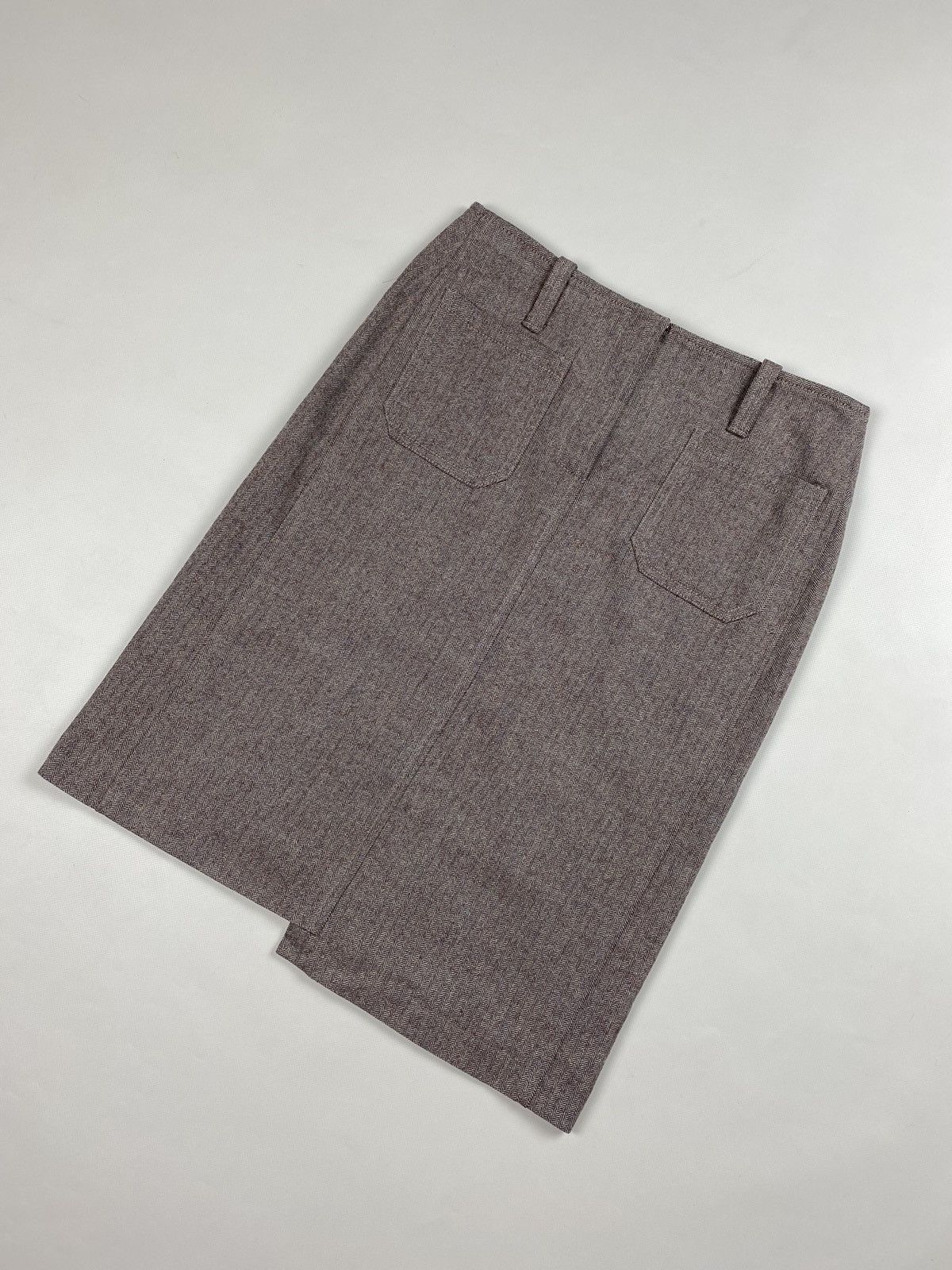 Brunello Cucinelli Gunex by Brunello Cucinelli ladies wool / cashmere skirt Size 28" / US 6 / IT 42 - 4 Thumbnail