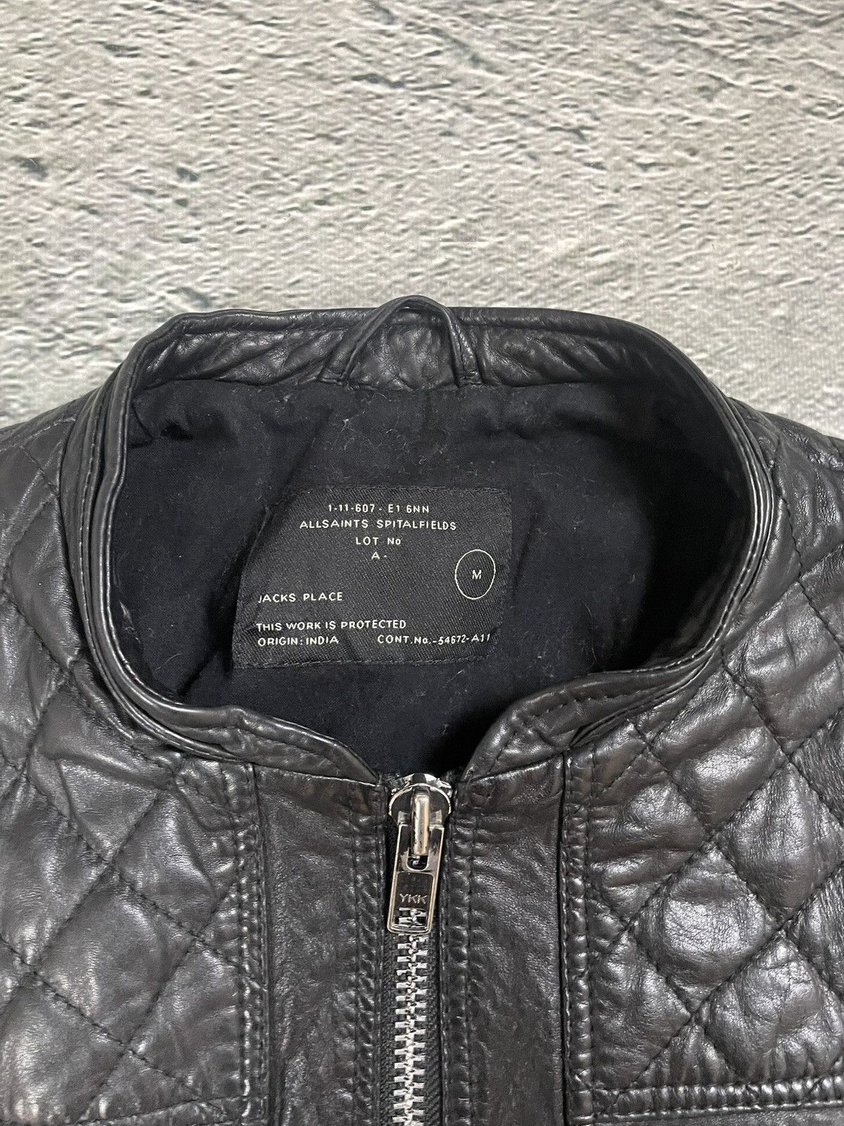 Allsaints Allsaints Vintage Leather Jacket Avant Garde black Size US M / EU 48-50 / 2 - 2 Thumbnail