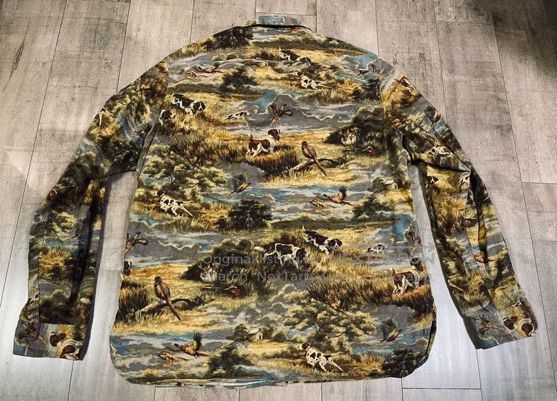 RRL Ralph Lauren RRL Ralph Lauren Beautiful Canvas Hunting Shirt Size US L / EU 52-54 / 3 - 9 Thumbnail