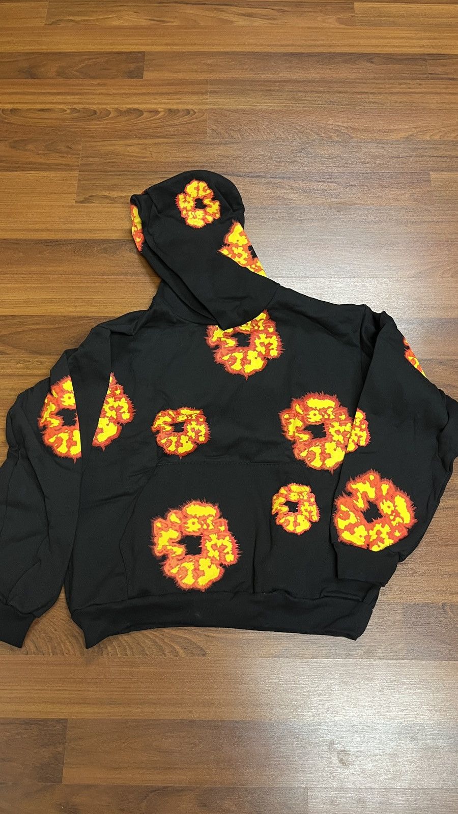 DENIM TEARS Denim Tears Offset Black Hoodie Size XL Size US XL / EU 56 / 4 - 1 Thumbnail