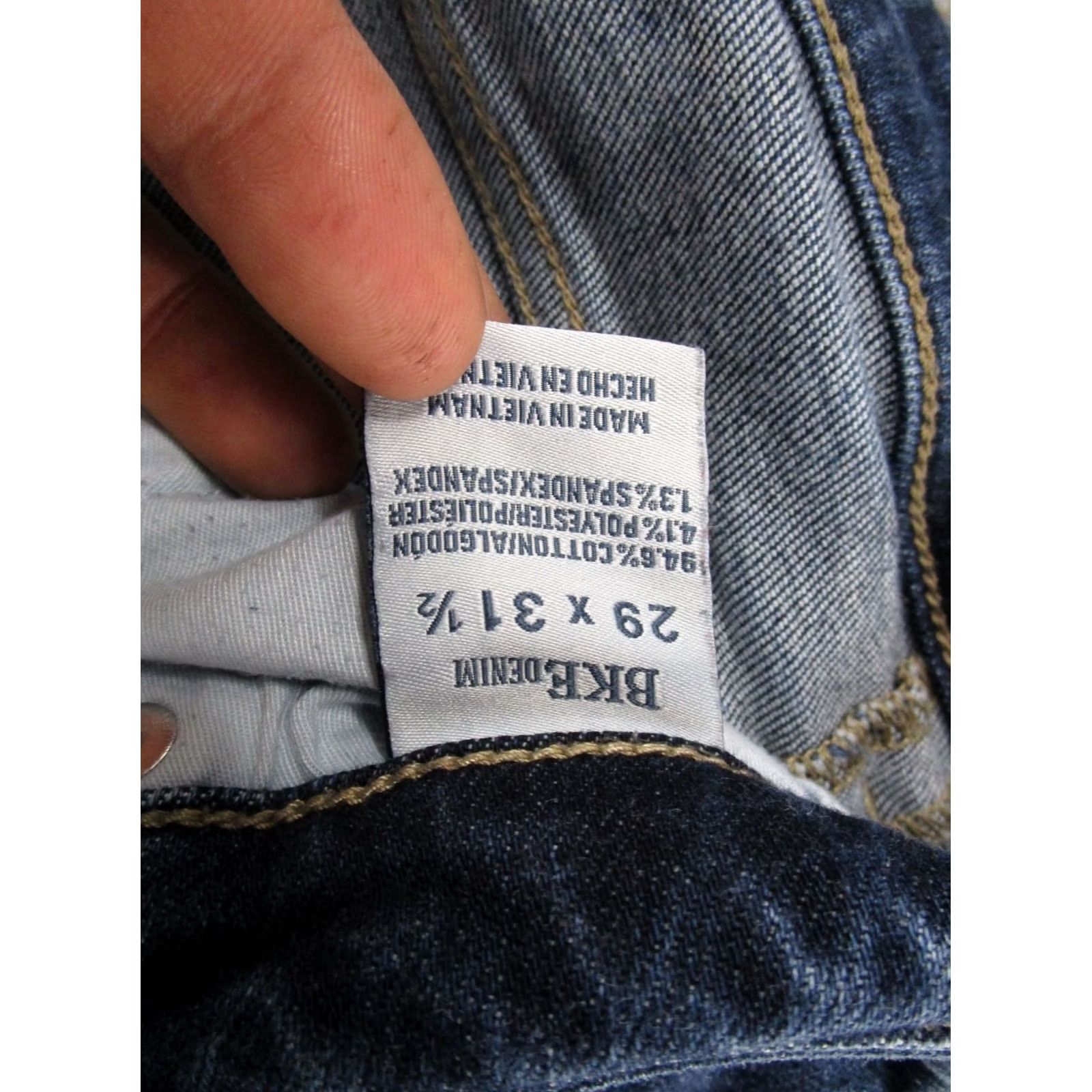 Vintage BKE Buckle Jeans Women 5-Pocket Skinny Denim Stretch Blue Size 29 Regular XS Size 29" - 5 Thumbnail