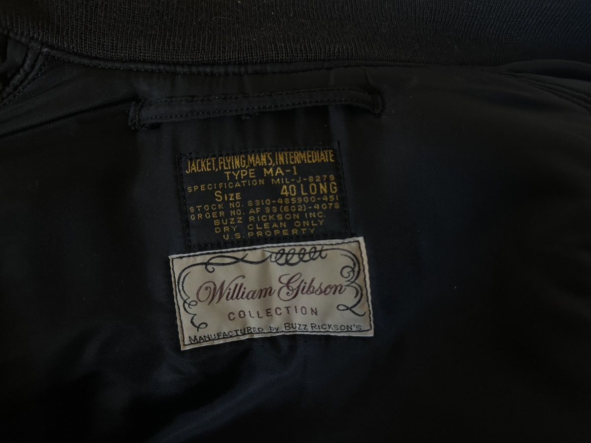 Buzz Rickson's Buzz Rickson’s x William Gibson MA-1 Flight Jacket Size US L / EU 52-54 / 3 - 4 Thumbnail