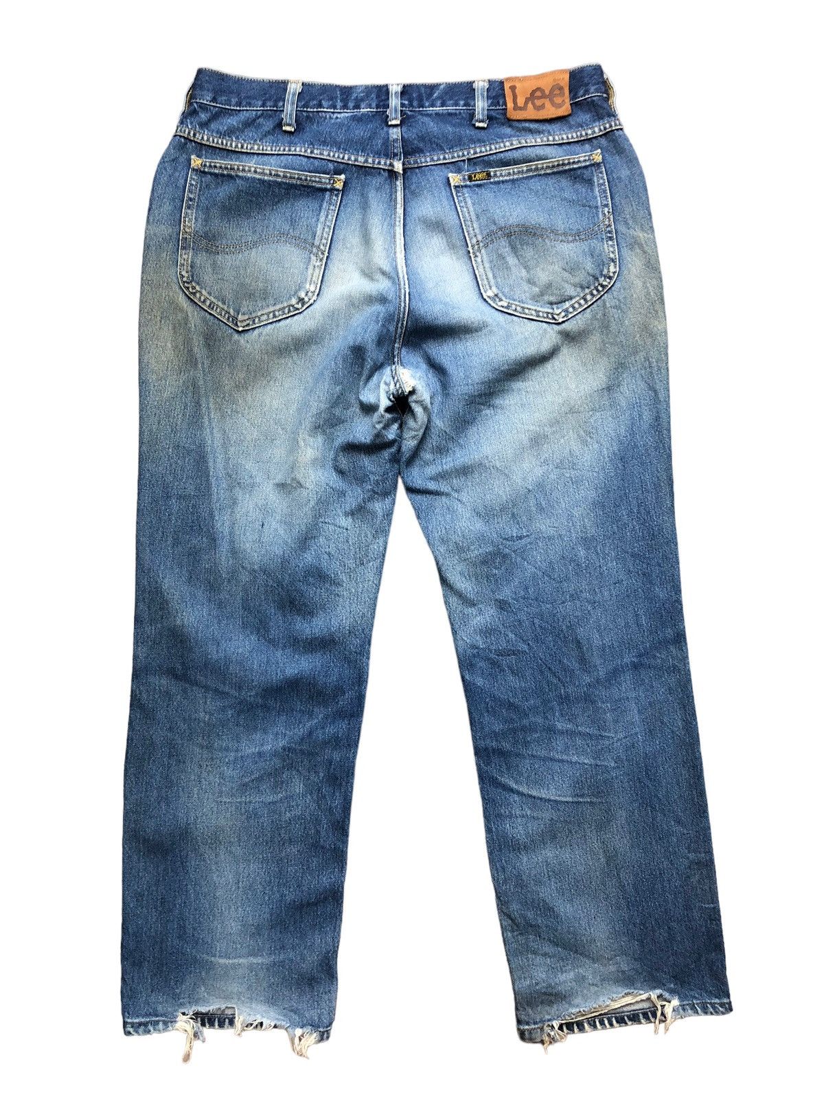 Japanese Brand × Lee × Vintage Vintage Lee Ripped Distressed Denim Jeans Size US 35 - 10 Thumbnail