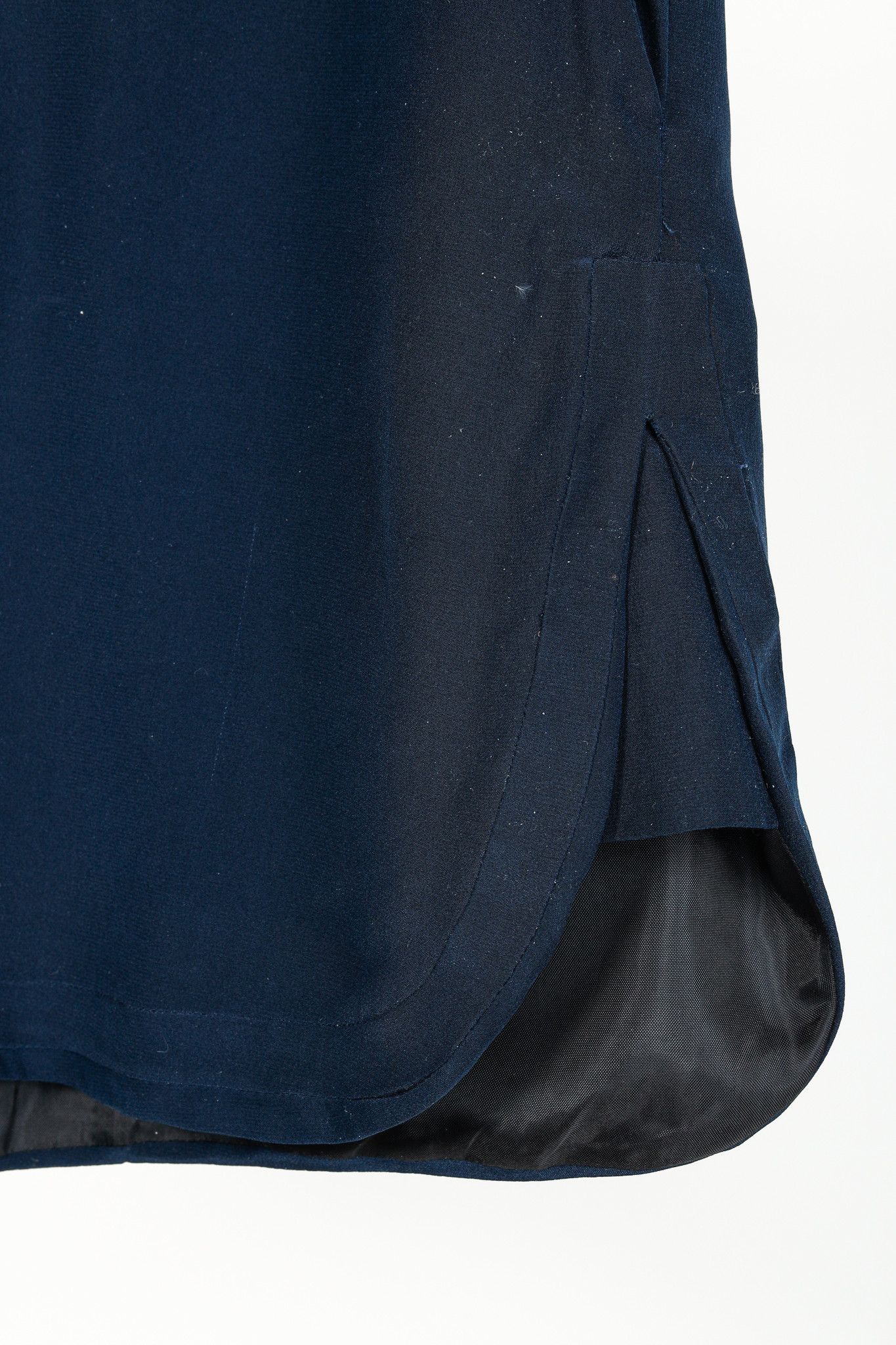 Public School Public School SS/15 Runway Navy Silk Charmeuse Boxer Shorts Size 32" / US 10 / IT 46 - 6 Thumbnail