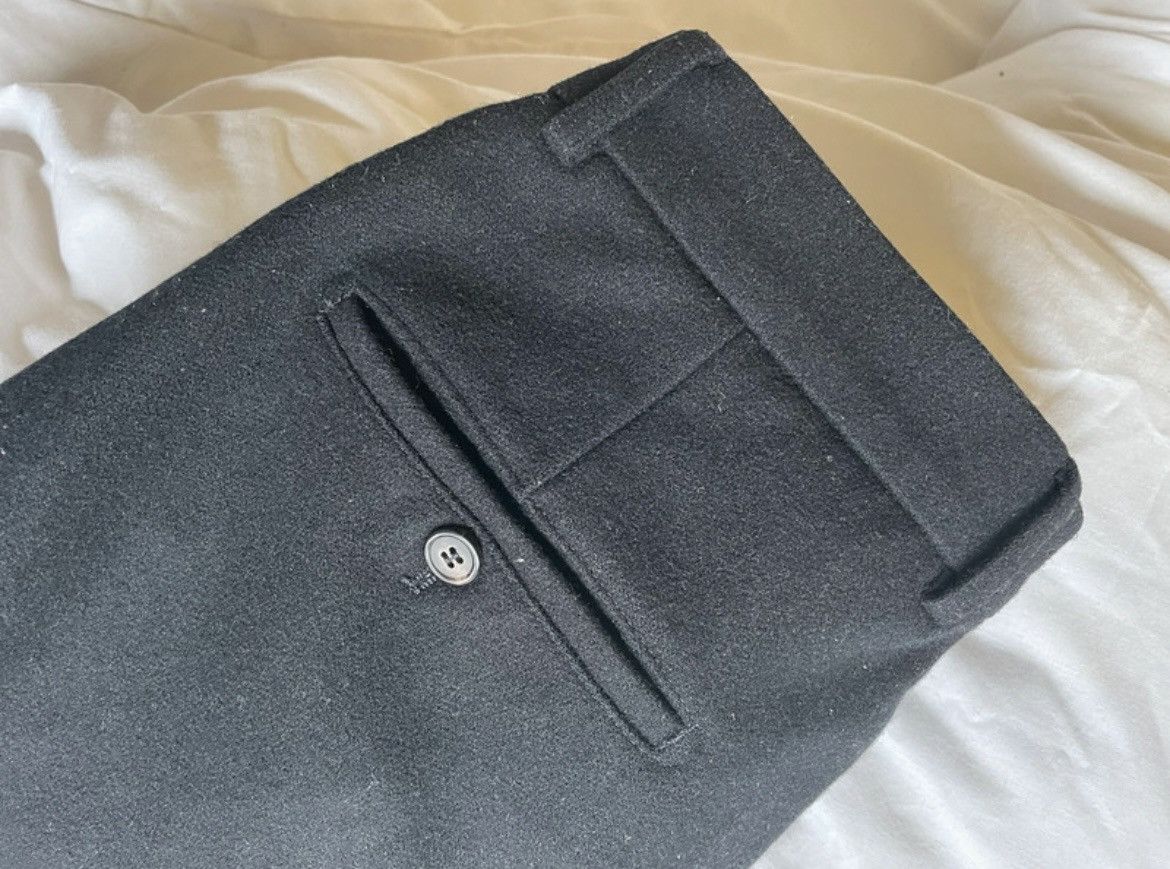 AMI AMI Black Wool Formal Trousers Size US 31 - 2 Thumbnail