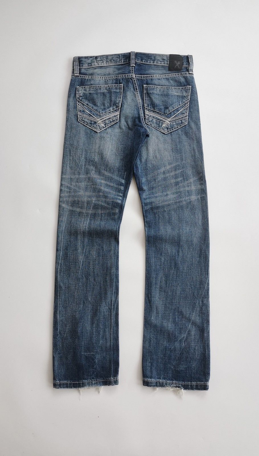 Marc Ecko Vintage Marc Ecko Straight Fit Distressed Jeans Size US 32 / EU 48 - 5 Thumbnail