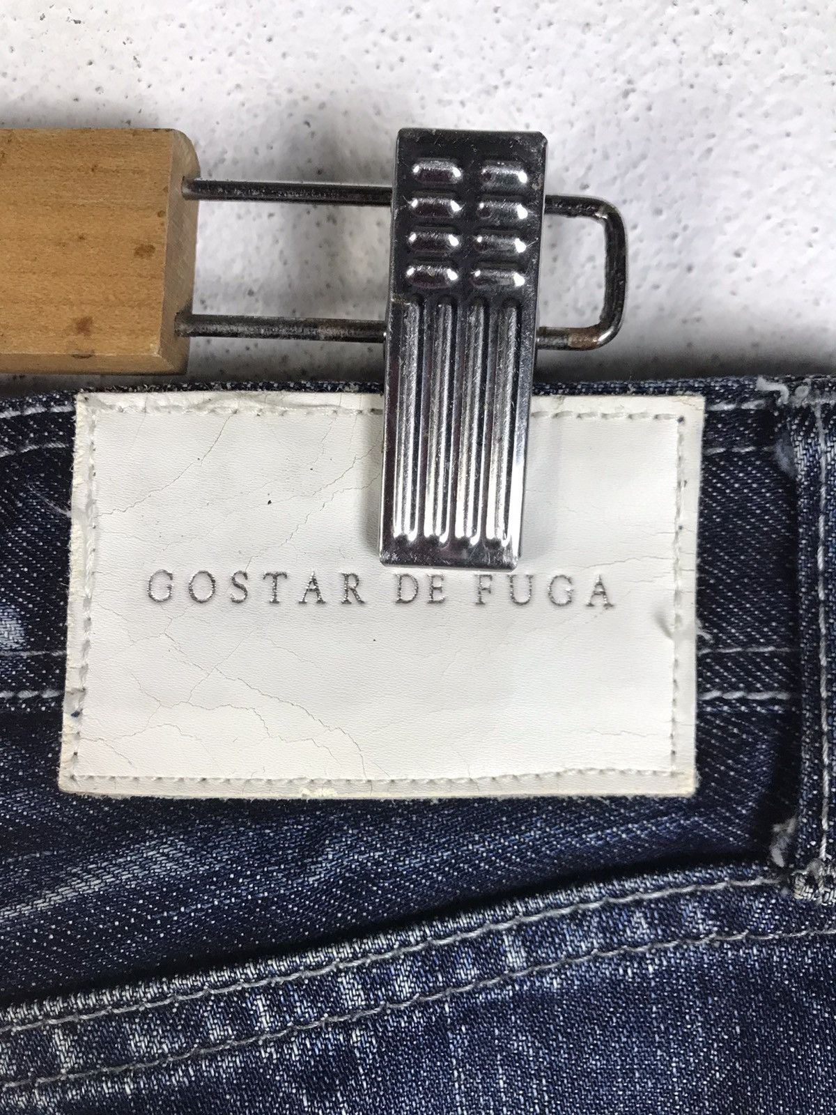 If Six Was Nine 🔥Rare🔥Vintage Gostar De Fuga Denim Jeans Size US 30 / EU 46 - 14 Thumbnail