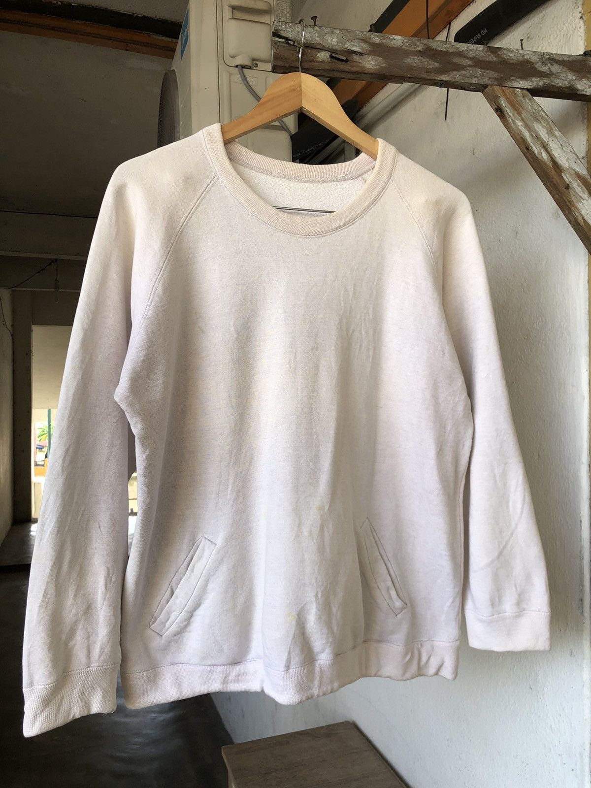 Issey Miyake Vintage 90s Issey Miyake IS Big Logo Distressed Crewneck Size M / US 6-8 / IT 42-44 - 5 Thumbnail