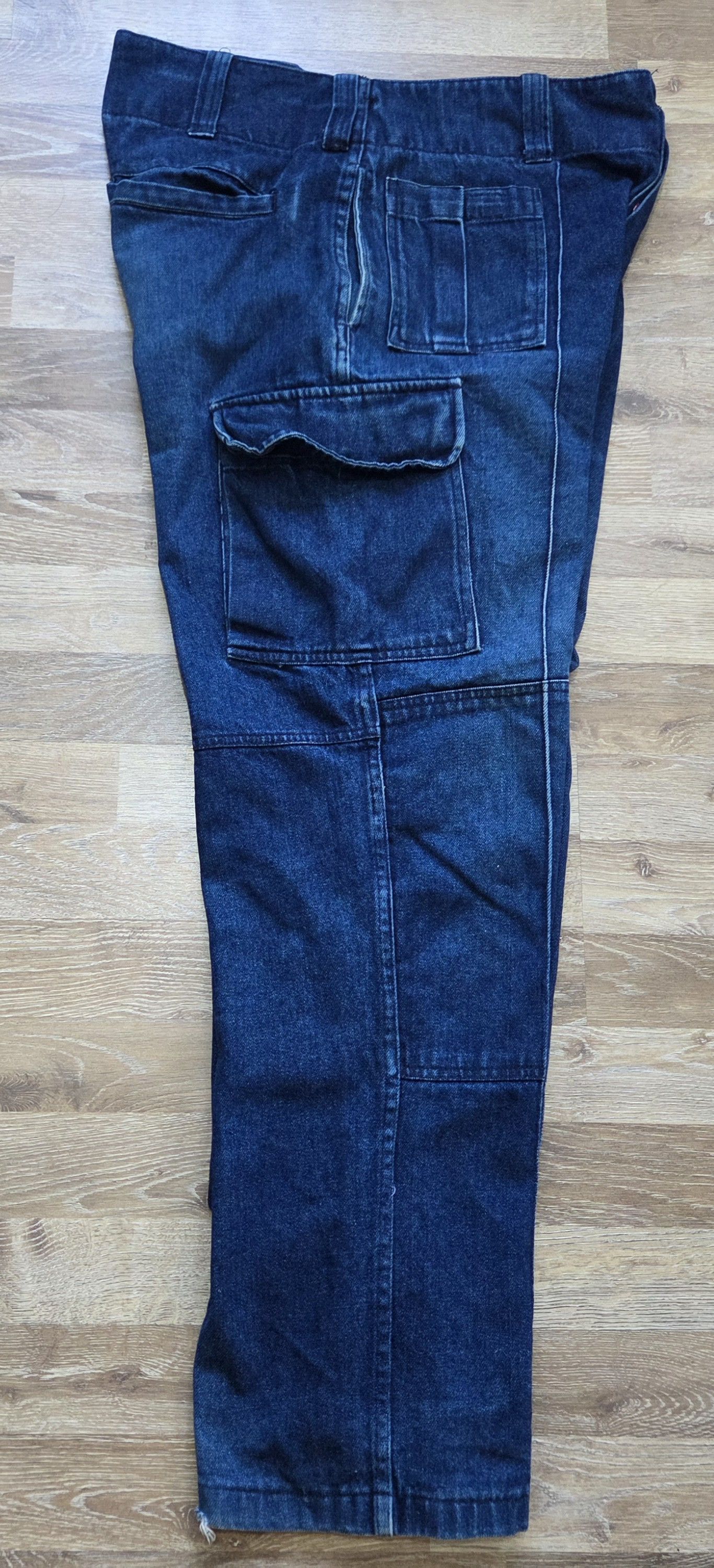 Japanese Brand Vintage Devilock Japan Cargo Utility Rider Punk Pants Jeans Size US 34 / EU 50 - 12 Thumbnail