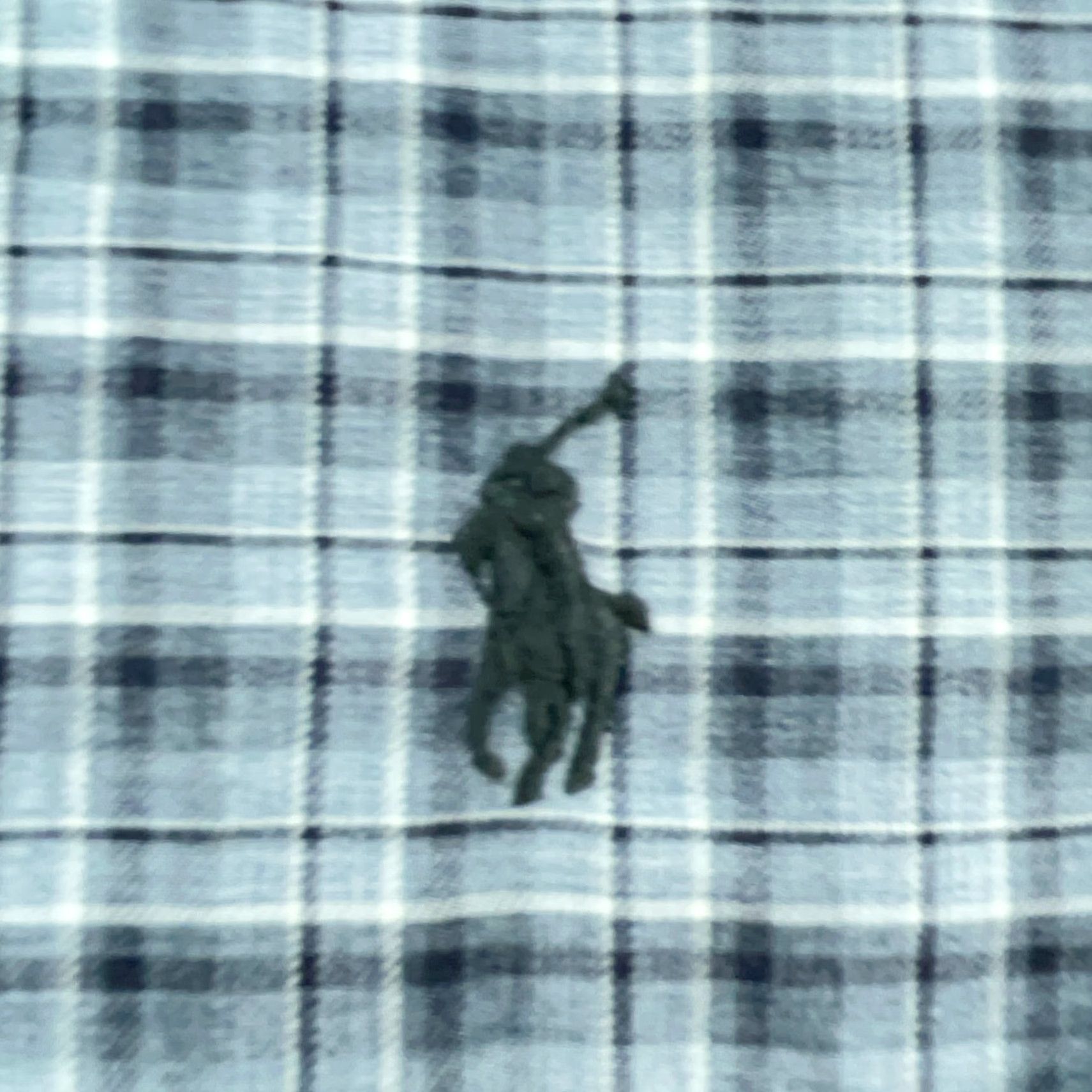 Ralph Lauren Ralph Lauren Shirt Men Medium Gray Plaid Button Up Dress Tartan Pony Soft Adult Size 42R - 4 Thumbnail