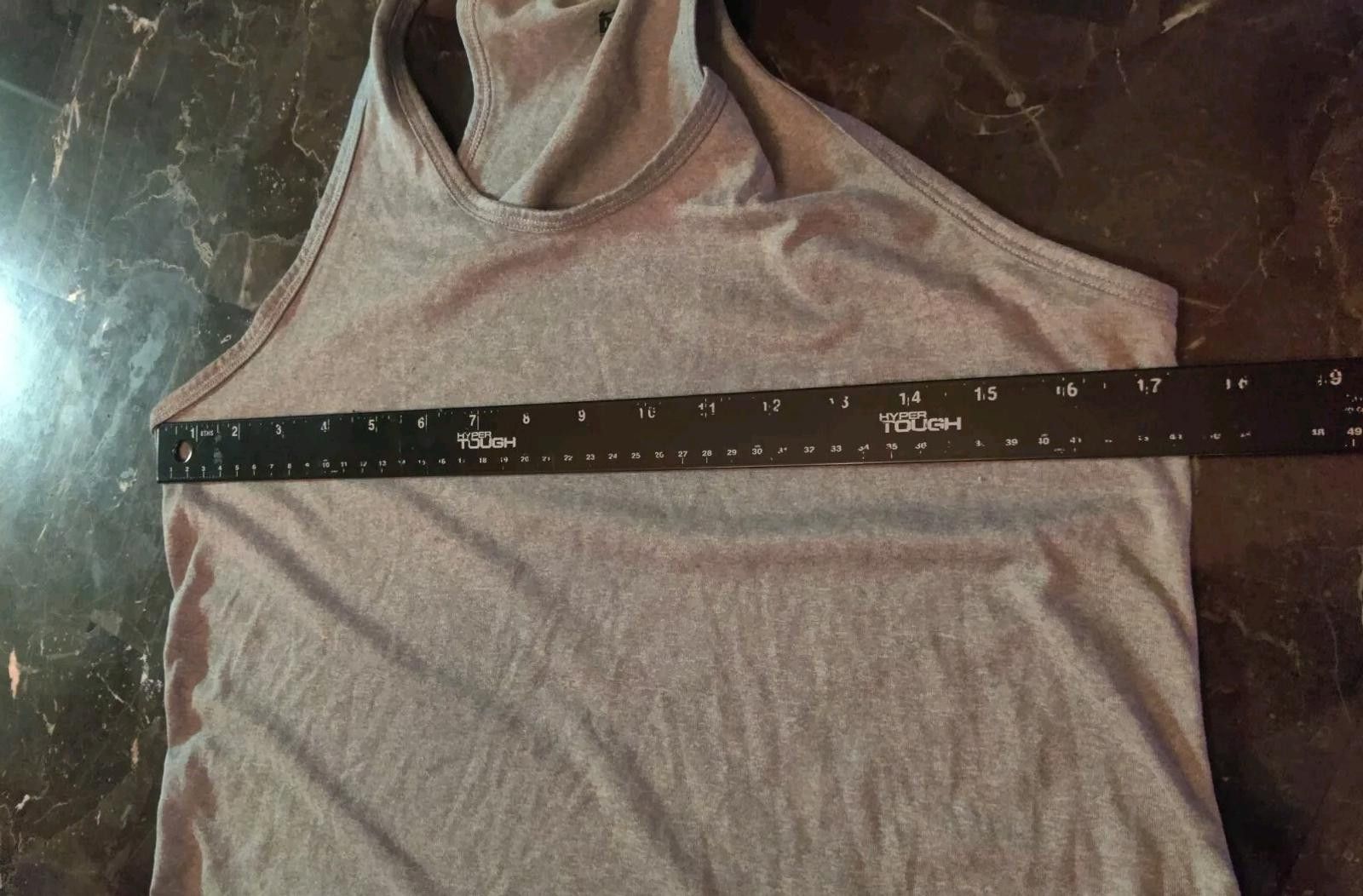 Nike Nike Dri-FIT Tank Top Solid Gray Womens Sz Large L Regular F Size L / US 10 / IT 46 - 7 Thumbnail