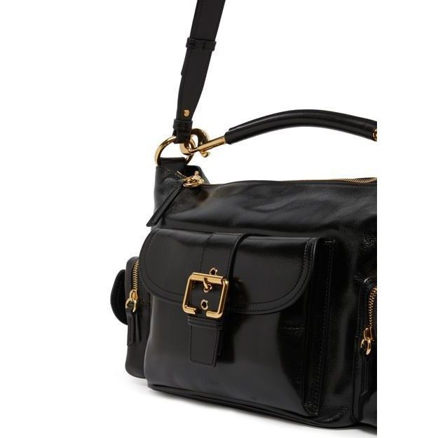 Chloe Chloe Camera Black Shiny Leather Shoulder Bag New & Authenti Size ONE SIZE - 5 Thumbnail