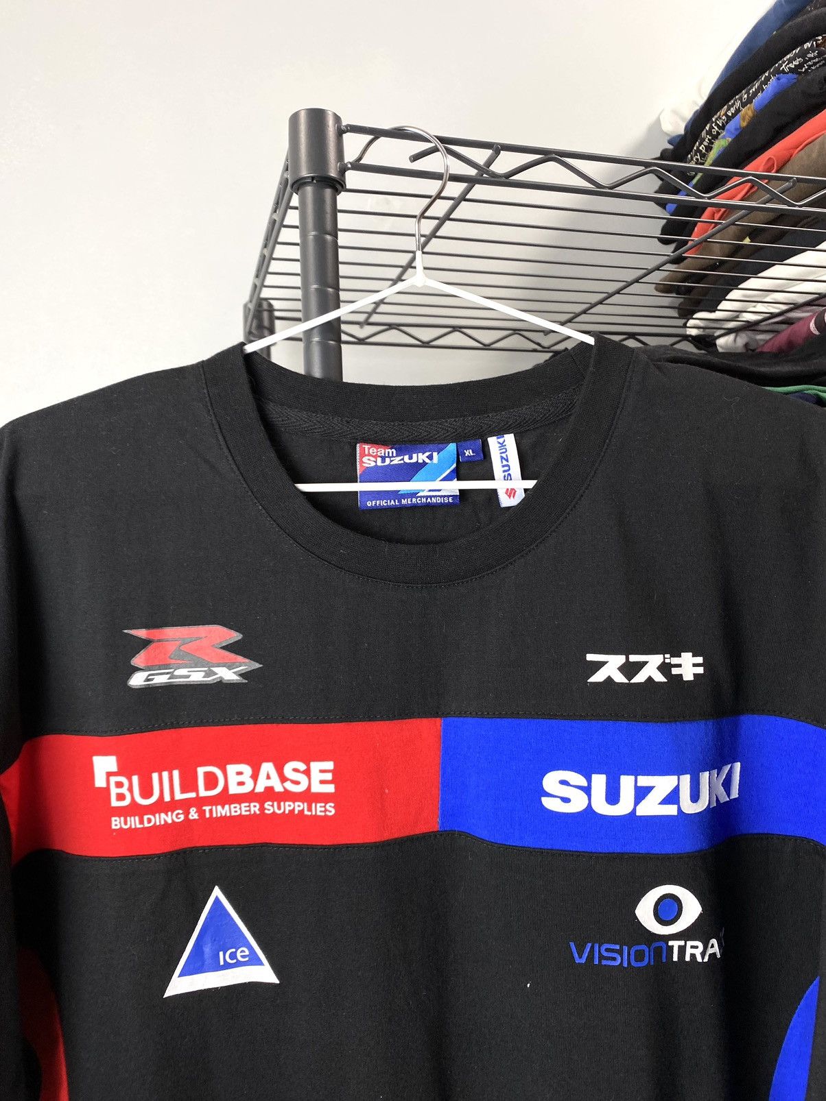 Honda Rare! 2000’s Vintage Suzuki Racing T Shirt Honda Yamaha BMW Size US XL / EU 56 / 4 - 5 Thumbnail
