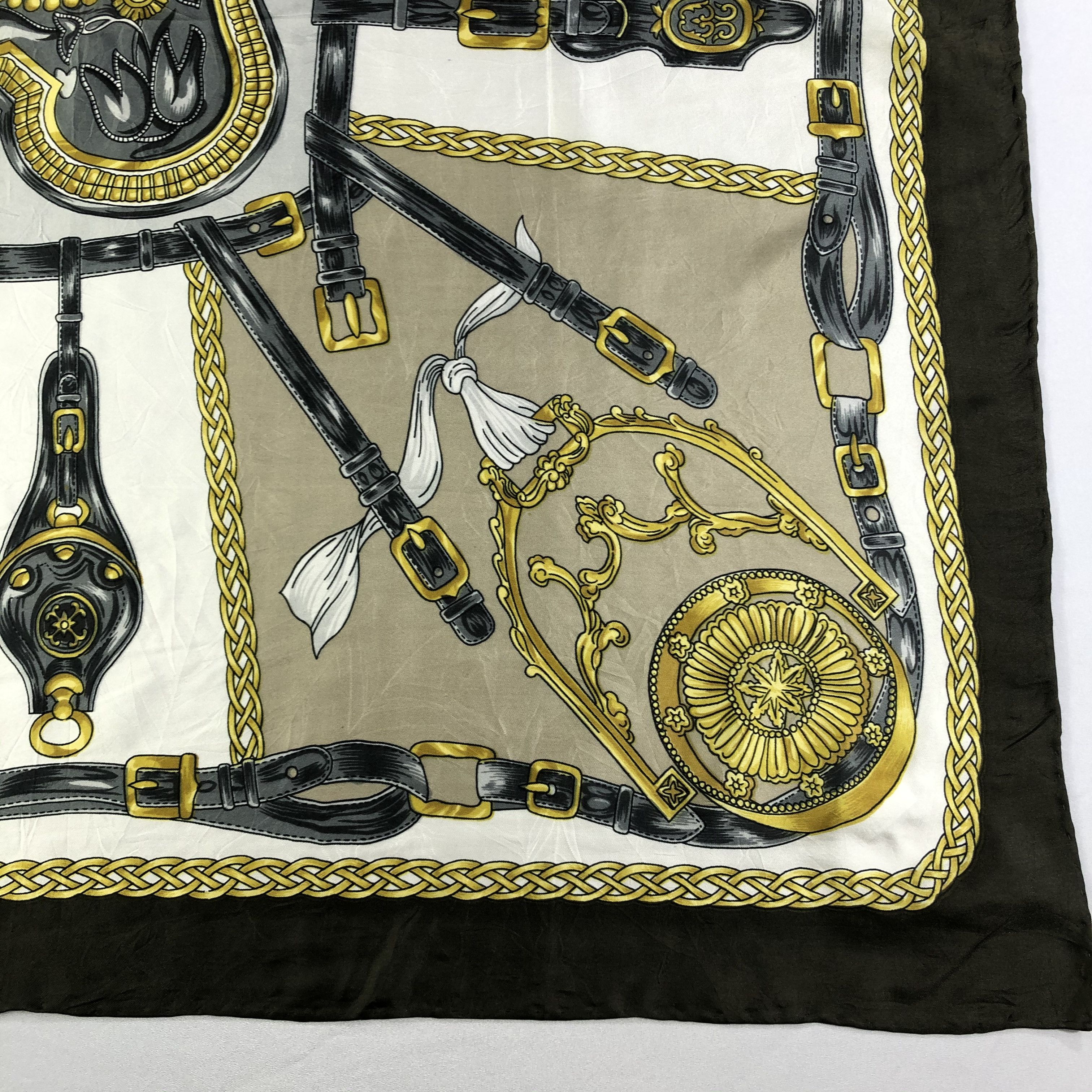 Vintage Vintage Silk Scarf Size ONE SIZE - 3 Thumbnail