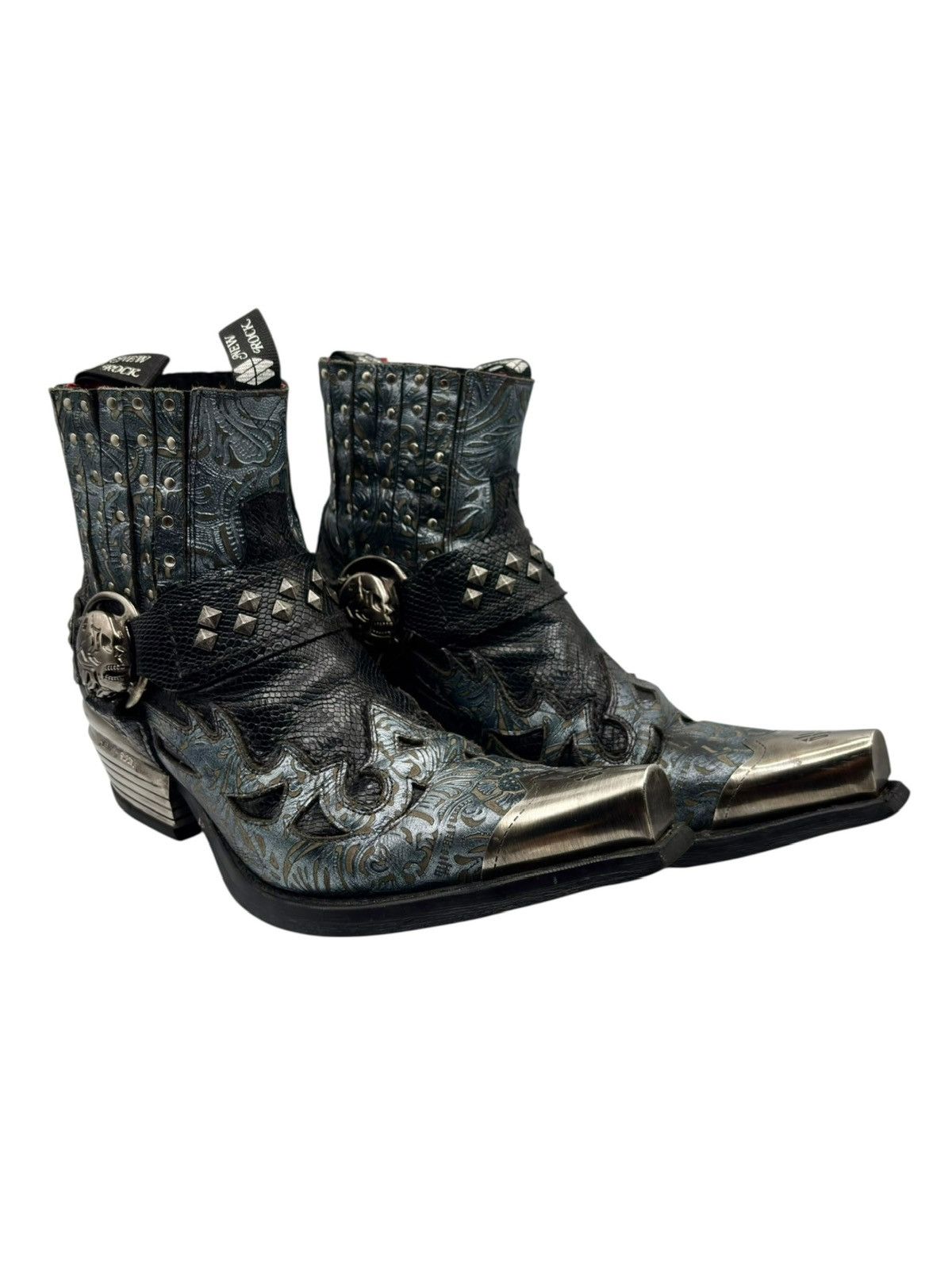 New Rock Vintage New Rock steel cap cowboy boots Size 40 Size US 10 / IT 40 - 1 Thumbnail