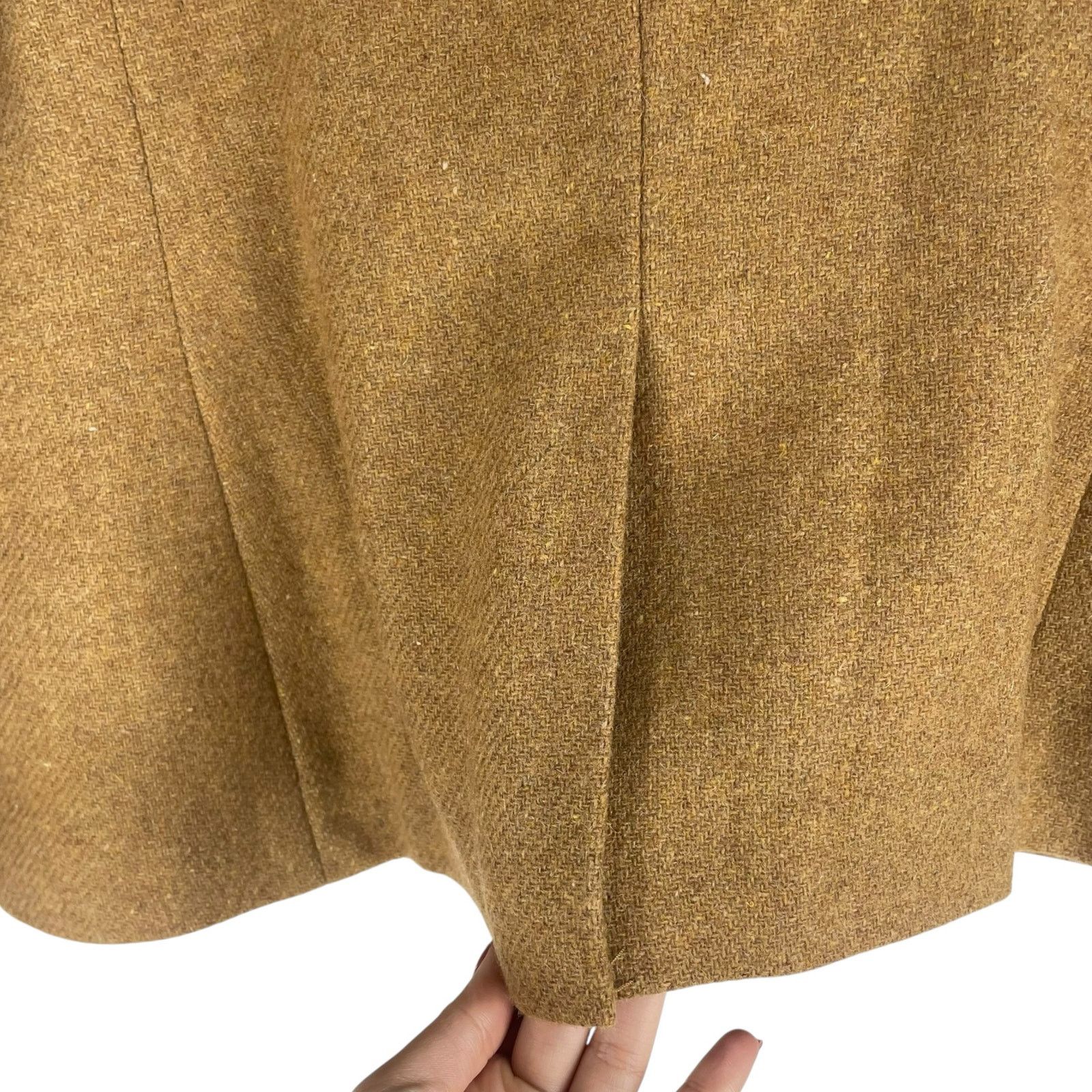 Lands' End Lands' End Wool Mohair Blend 2 Button Blazer Jacket Camel 12 Size XL / US 12-14 / IT 48-50 - 9 Thumbnail