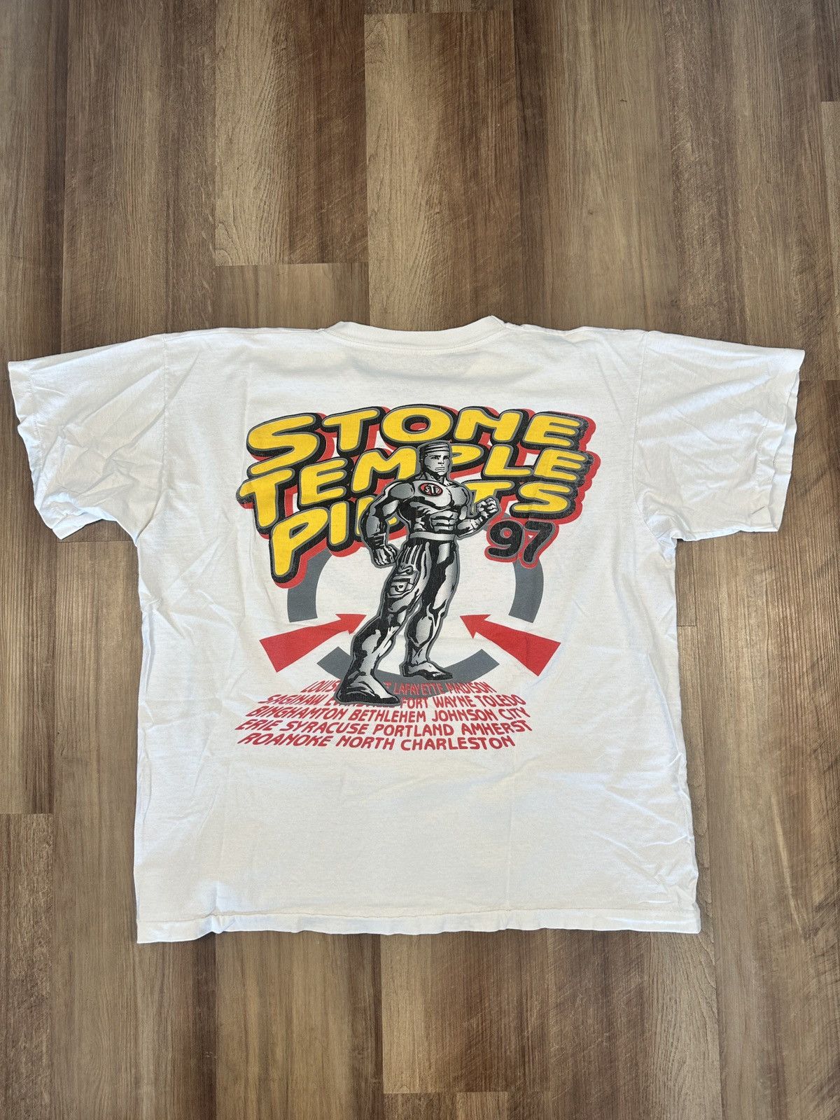 STP Stone Temple Pilots Vintage T shirt 1997 Concert Size XL