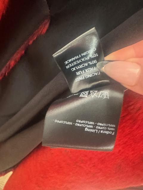Calvin Klein 205W39NYC Calvin Klein 205W39NYC Faux Fur Red coat Size M / US 6-8 / IT 42-44 - 12 Thumbnail