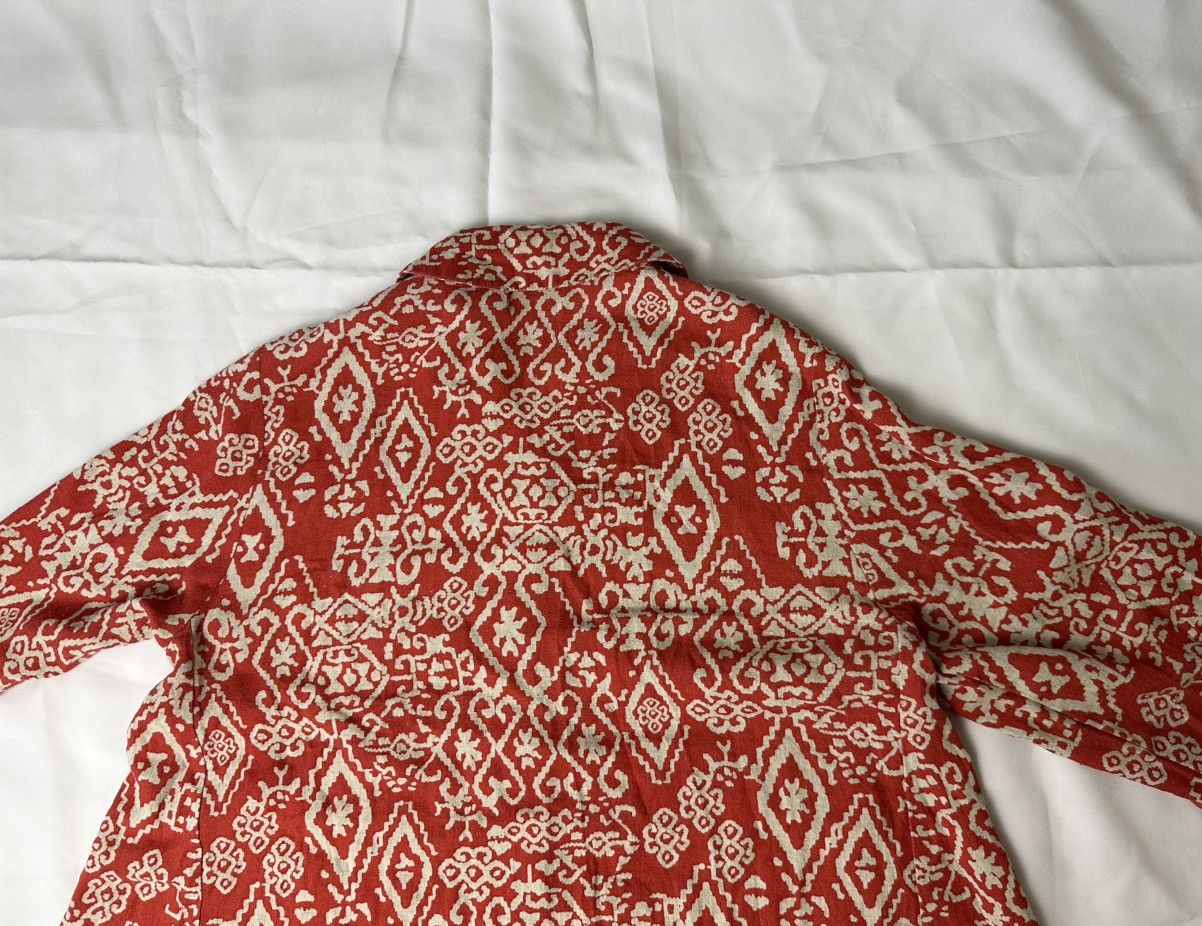 Sahara Club Vintage Sahara Linen Blouse Shirt Dress Size 1 Made In UK Size M / US 6-8 / IT 42-44 - 9 Thumbnail