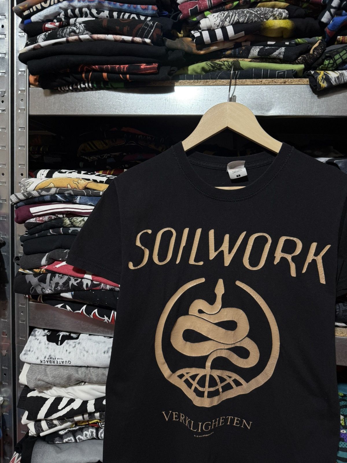 Band Tees Vintage 2019 Soilwork Verkligheten Rock T-Shirt Y2K Hype Size US S / EU 44-46 / 1 - 3 Thumbnail
