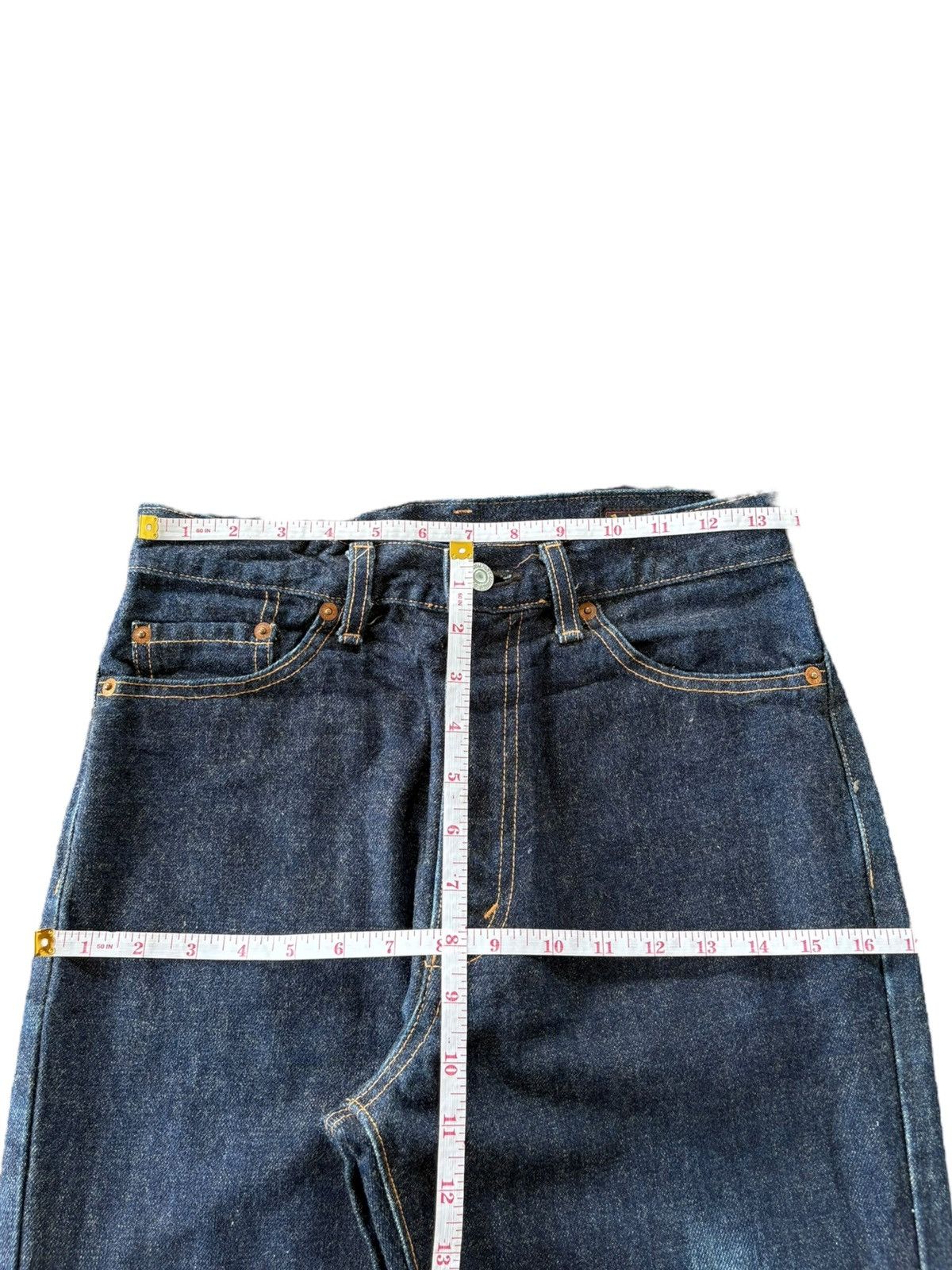 Other Vintage 90s Bobson 530 Raw Denim Distress Flare Jeans Size US 27 - 7 Thumbnail