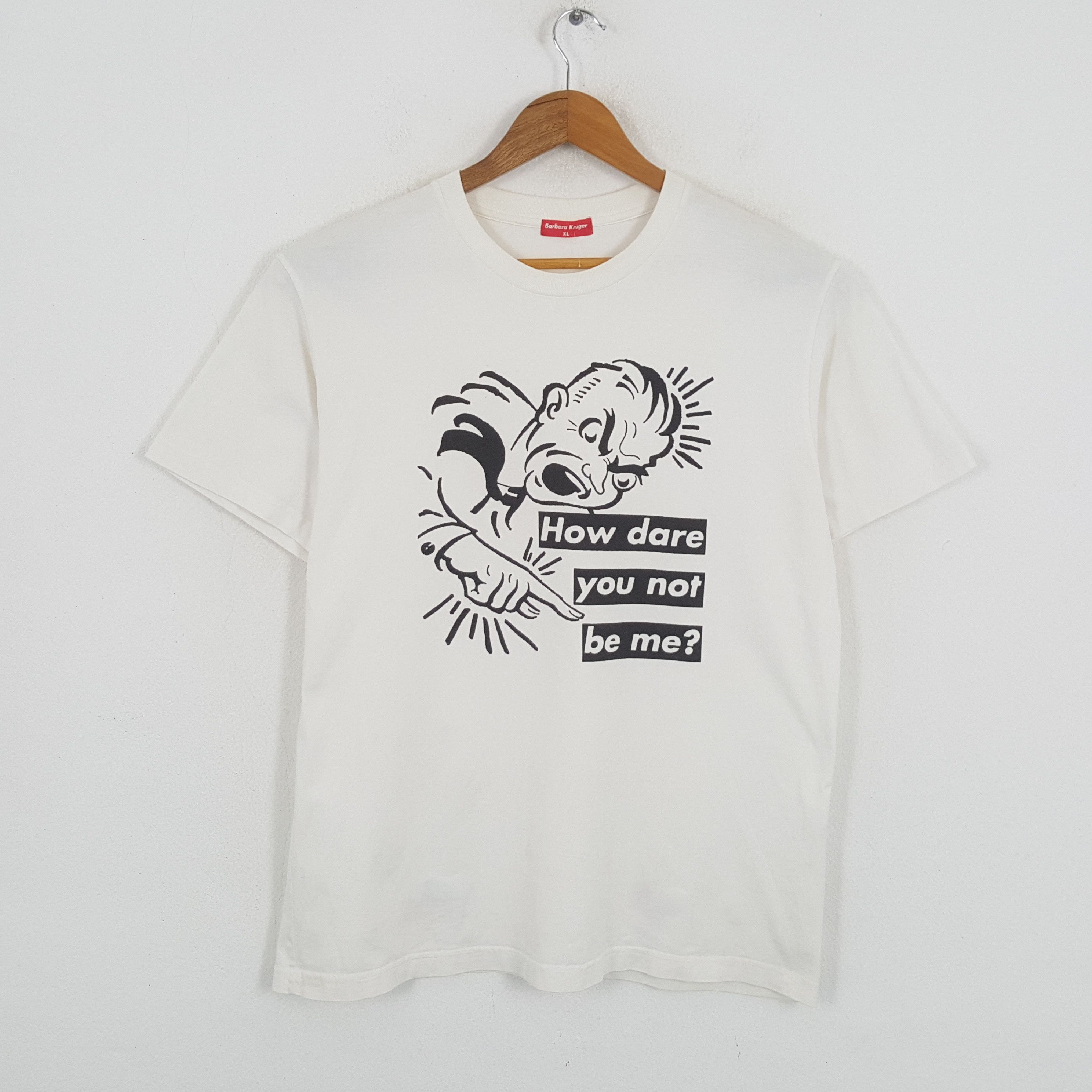 Barbara Kruger × Japanese Brand × Vintage Vintage BARBARA KRUGER American Art Artist T-Shirt Size US XL / EU 56 / 4 - 1 Thumbnail
