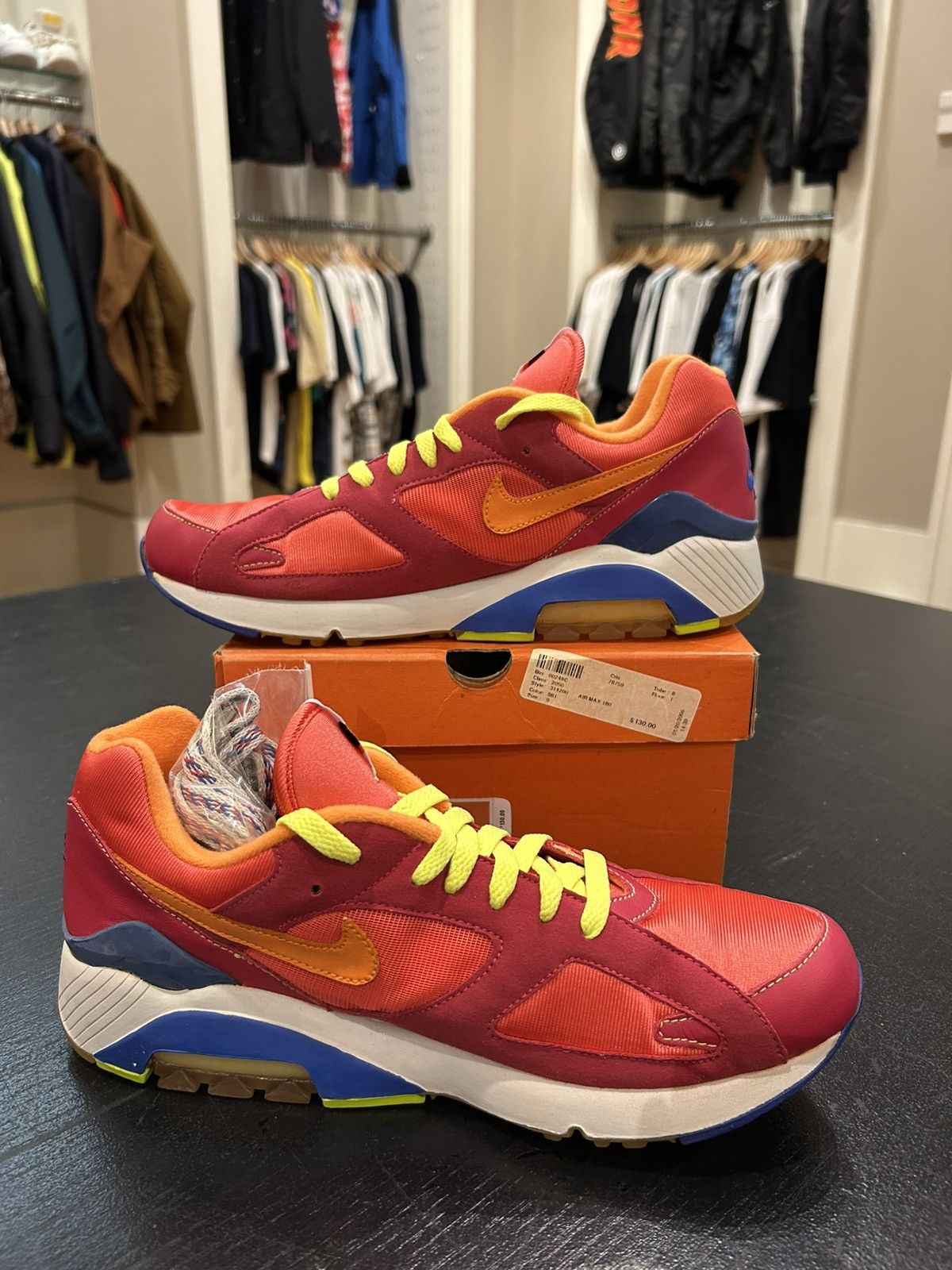 Nike Nike Air Max 180 Powerwall Coral Size US 9 / EU 42 - 2 Thumbnail