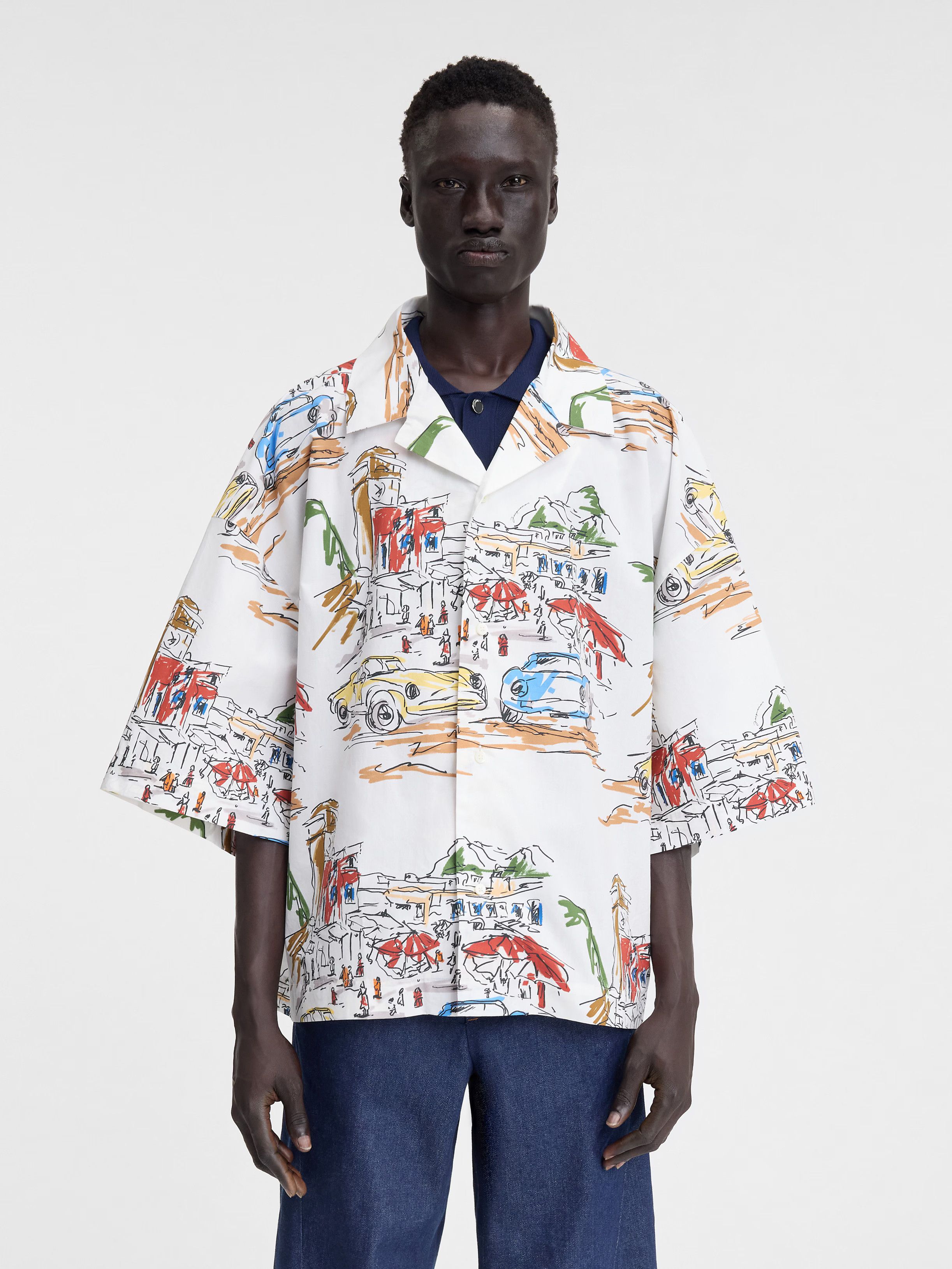 Jacquemus o1s22i1n1024 Casaco Shirt in Multicolor Size US M / EU 48-50 / 2 - 5 Thumbnail