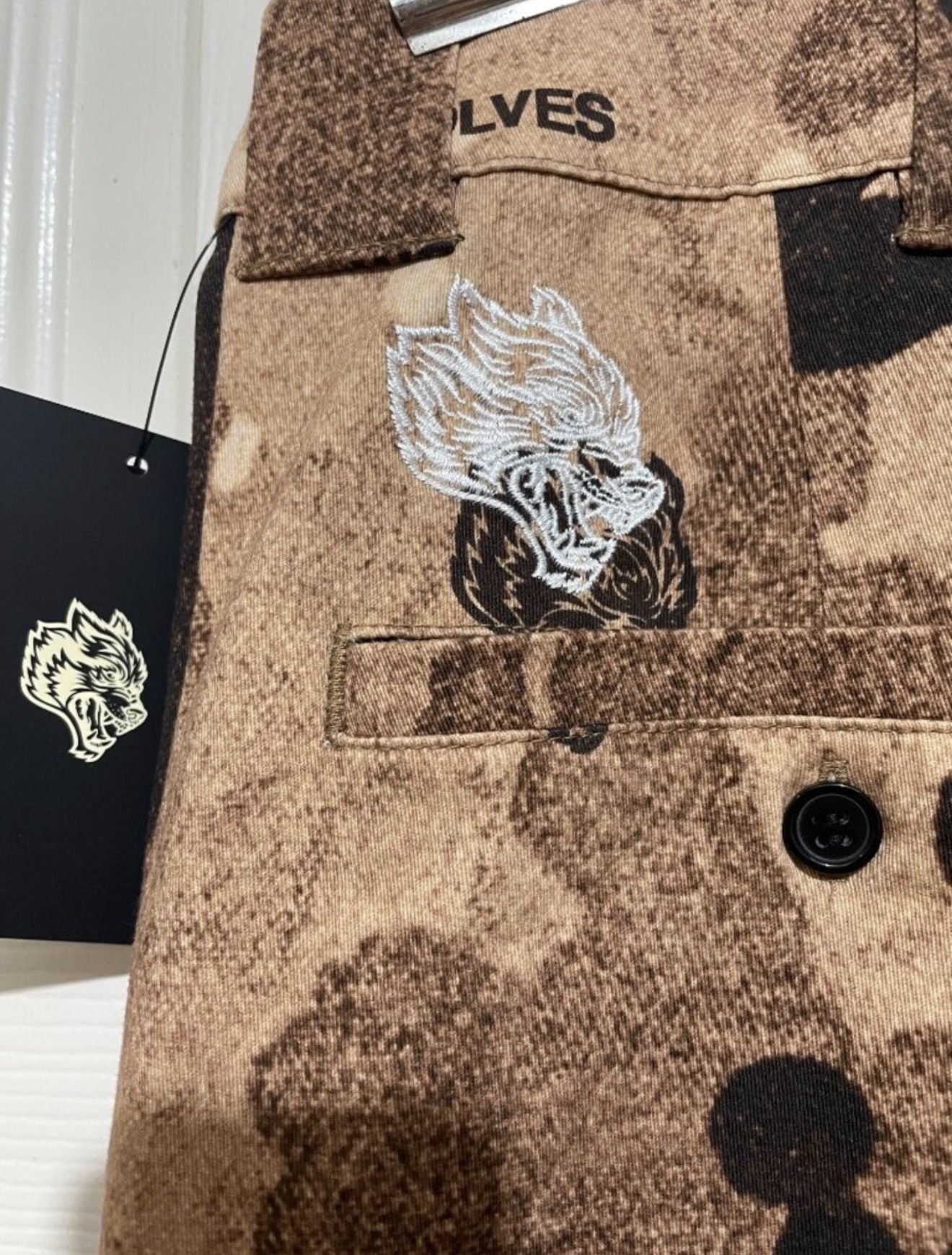 Darc Sport Darc Sport Tan/Black Camouflage Chinos 32Wolves NFGU NWT Size US 32 / EU 48 - 7 Thumbnail