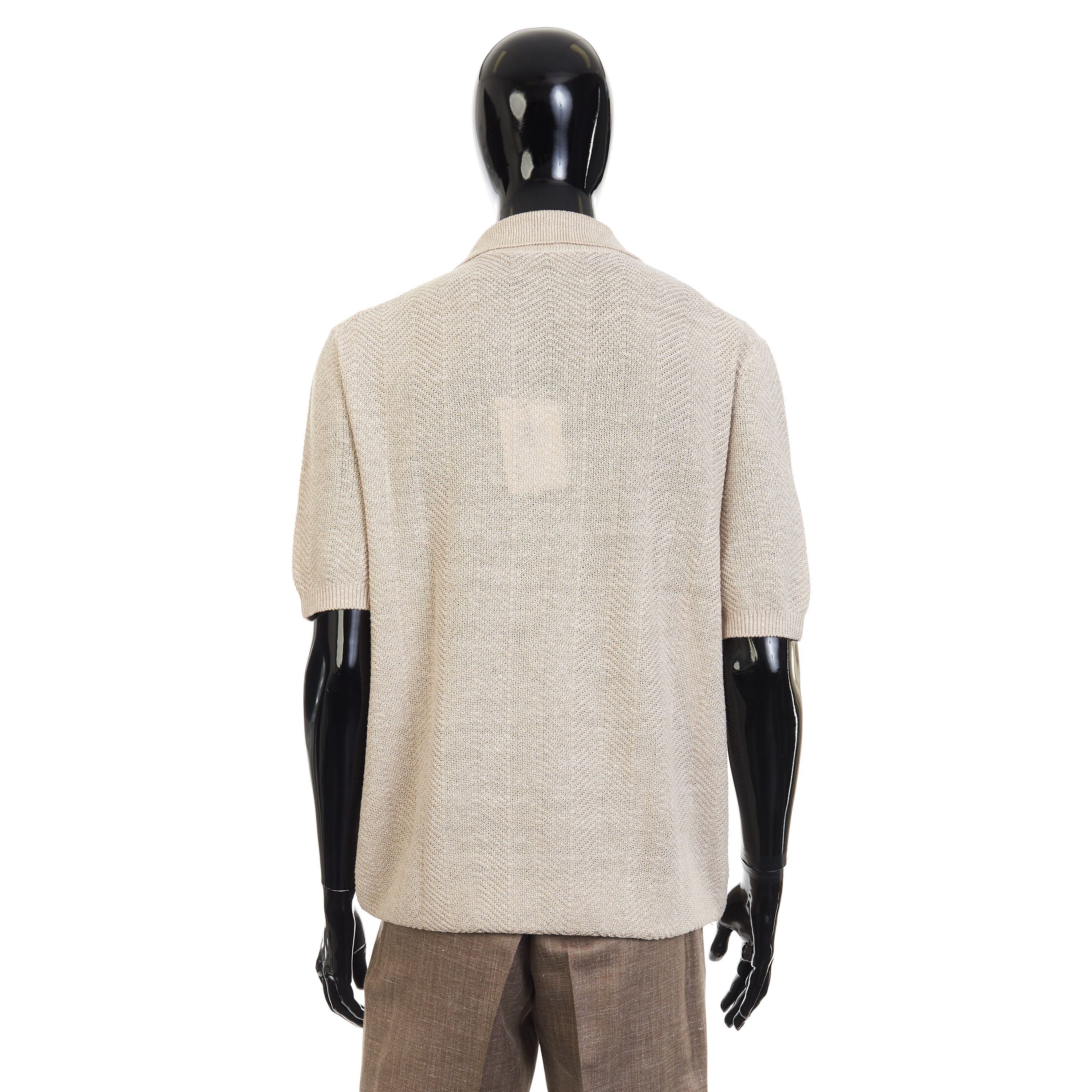 Other Brett Johnson Silk & Linen Buttonless Polo Shirt Size US S / EU 44-46 / 1 - 5 Thumbnail