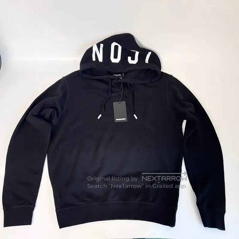 Dsquared2 DSQUARED2 Black Cotton Men's Hoodie . Size US M / EU 48-50 / 2 - 1 Thumbnail