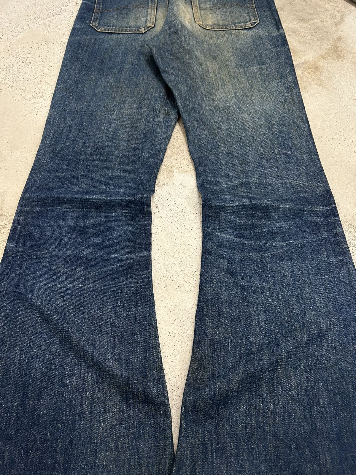 Big John Vintage 80s Big John Bell Bottom Mid Rise Mud Washed Size US 29 - 10 Thumbnail