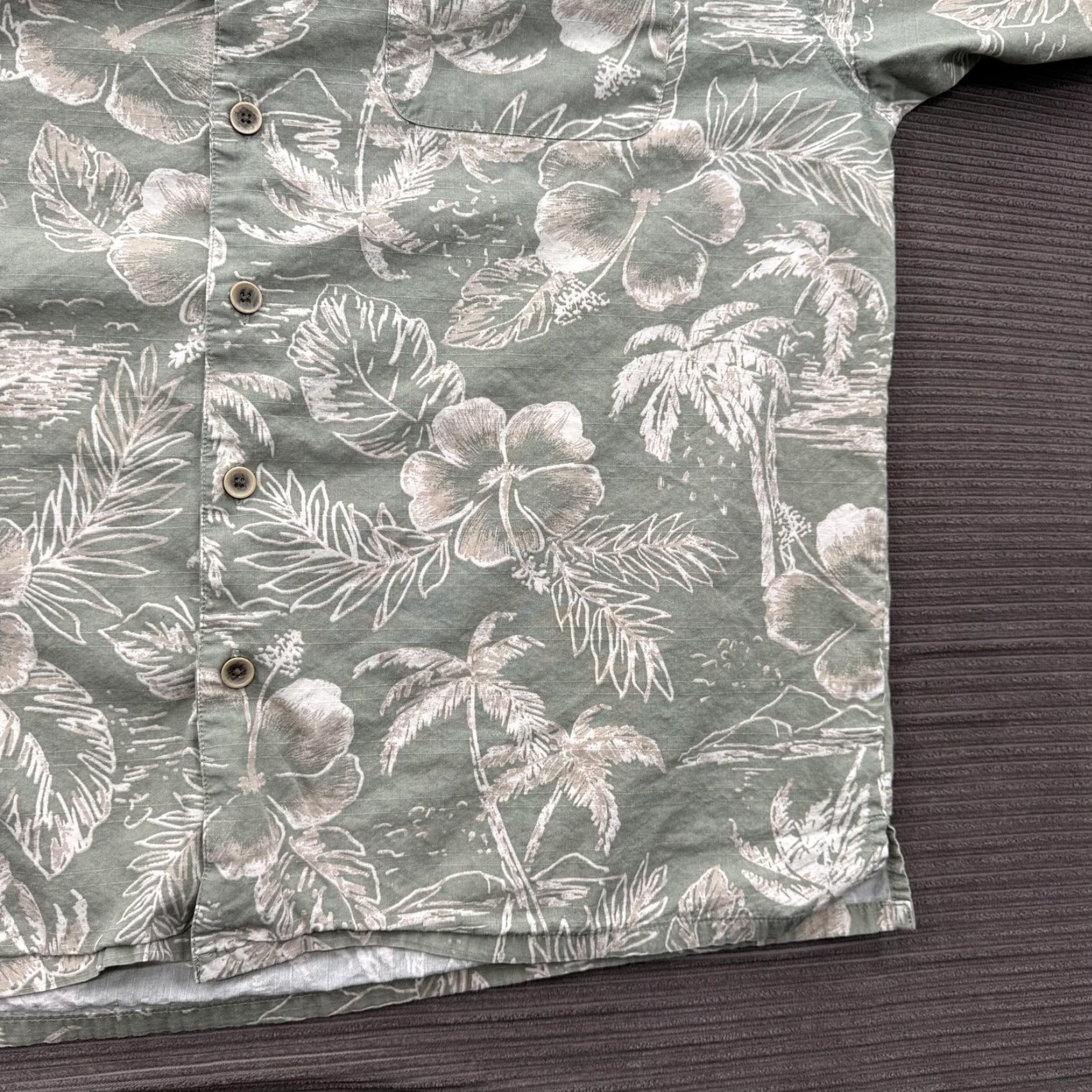 Ocean Pacific Ocean Pacific Shirt Mens XL Multicolor Hawaiian Floral Palm Button Up Casual Size US XL / EU 56 / 4 - 7 Thumbnail