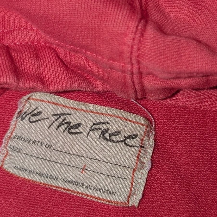 Free People We The Free Red Zip-Up Jacket Size L / US 10 / IT 46 - 4 Thumbnail