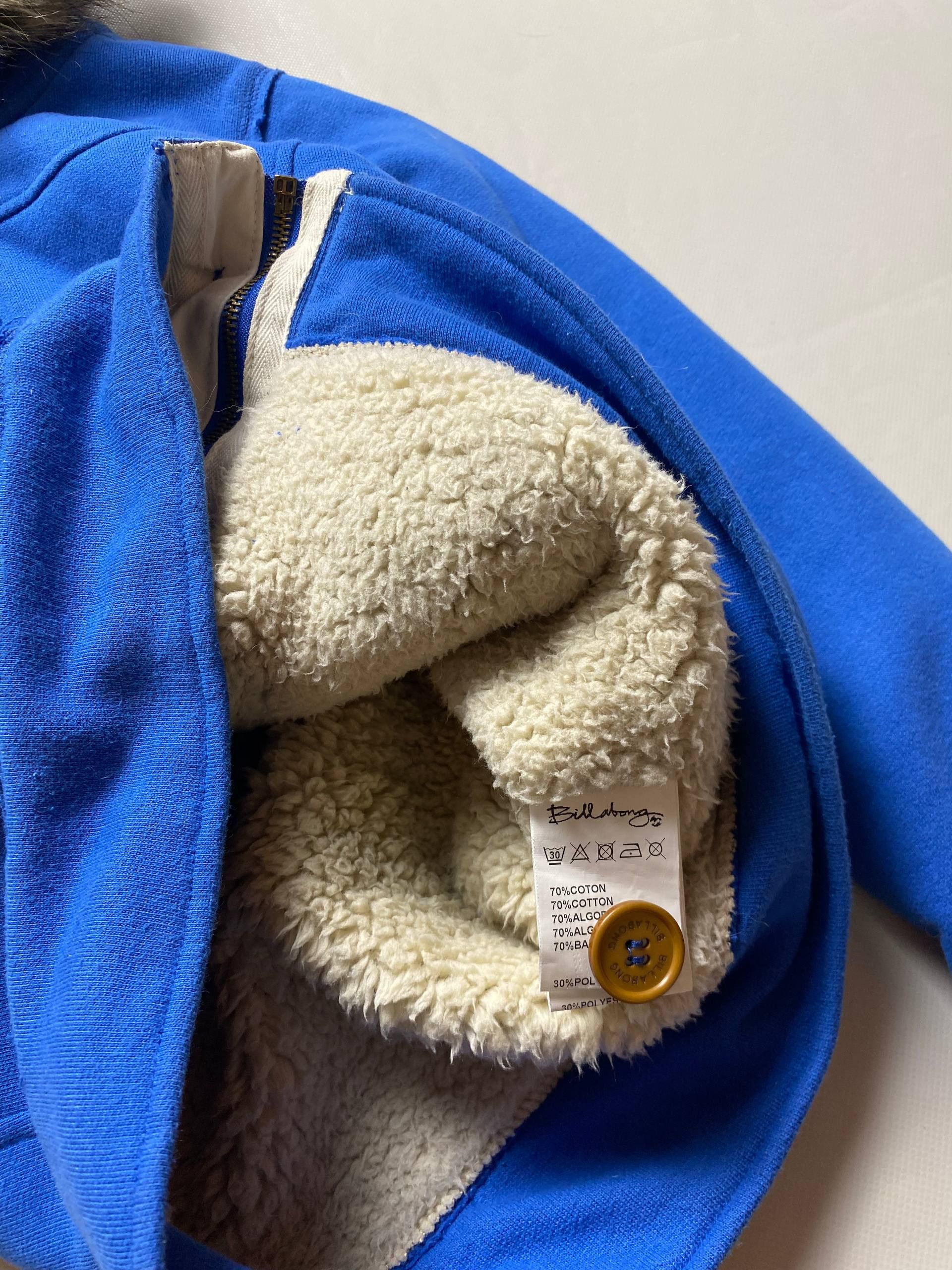 Billabong Vintage Billabong Y2K six was nine fur Zip Hoodie Size US XS / EU 42 / 0 - 7 Thumbnail