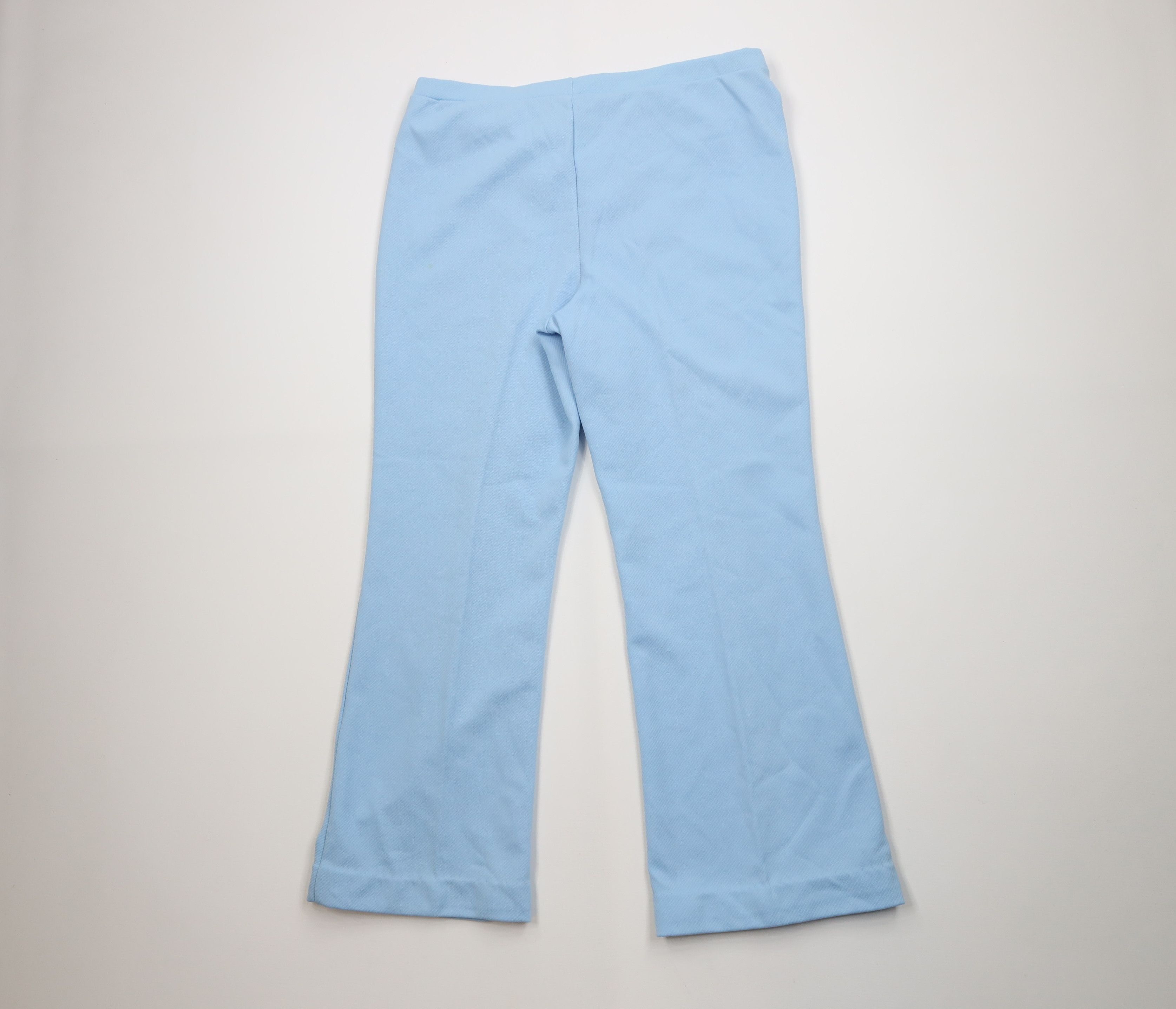 Vintage Vintage 70s Streetwear Bell Bottoms Pants Carolina Blue USA Size 36" / US 14 / IT 50 - 7 Thumbnail