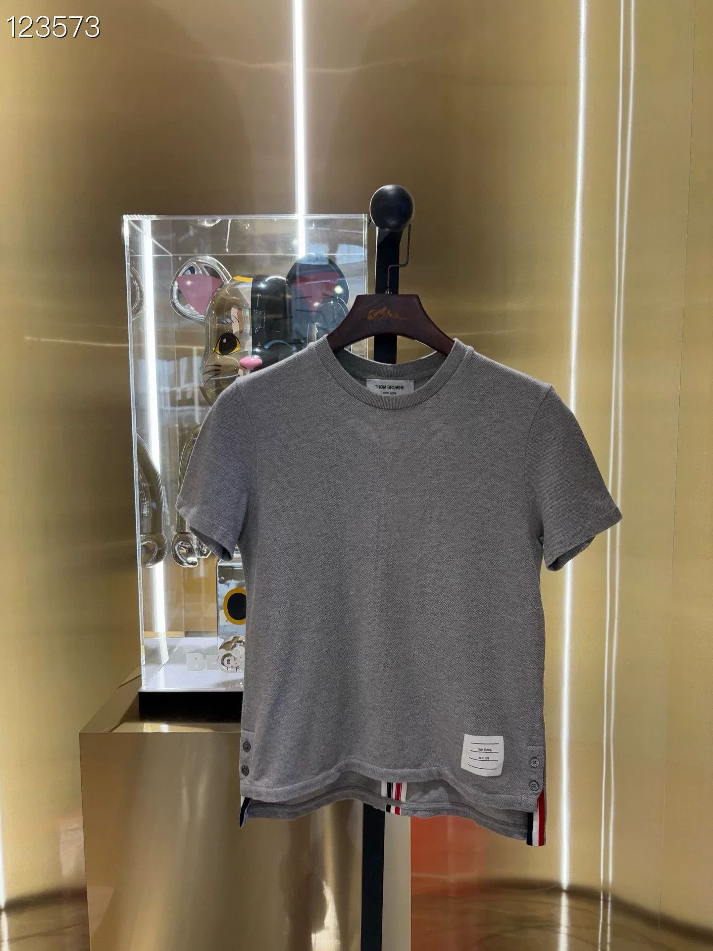Thom Browne TB Classic Gray T-Shirt Size 40 Size US XXS / EU 40 - 1 Thumbnail