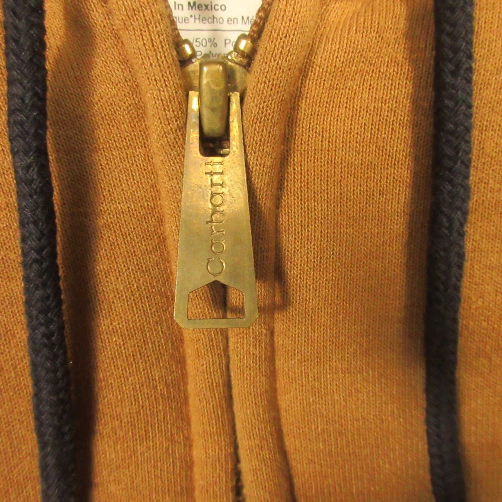 Carhartt VINTAGE Carhartt Hoodie Mens 2XL Full Zip Lined Heavyweight Brown Jersey Logo Workwear 80s 90s Construction Mens Size US XXL / EU 58 / 5 - 4 Thumbnail