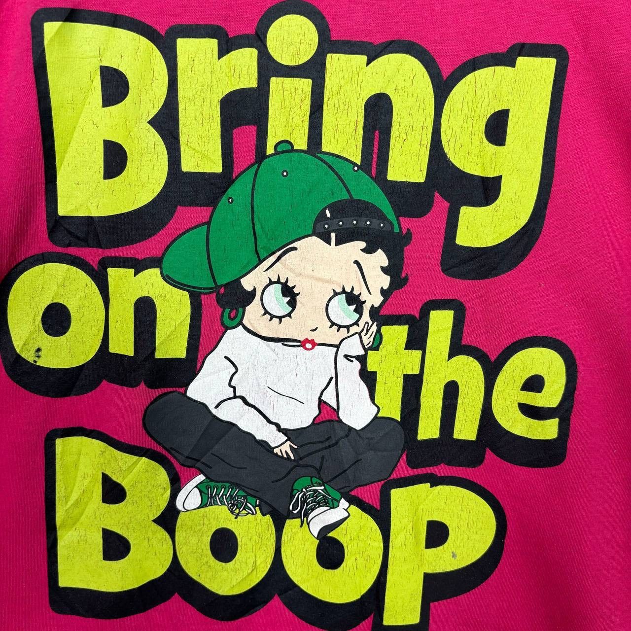 Cartoon Network Vintage Betty Boop Denifits Tee Y2K Pink Skater Baggy Shirt Size US XL / EU 56 / 4 - 4 Thumbnail